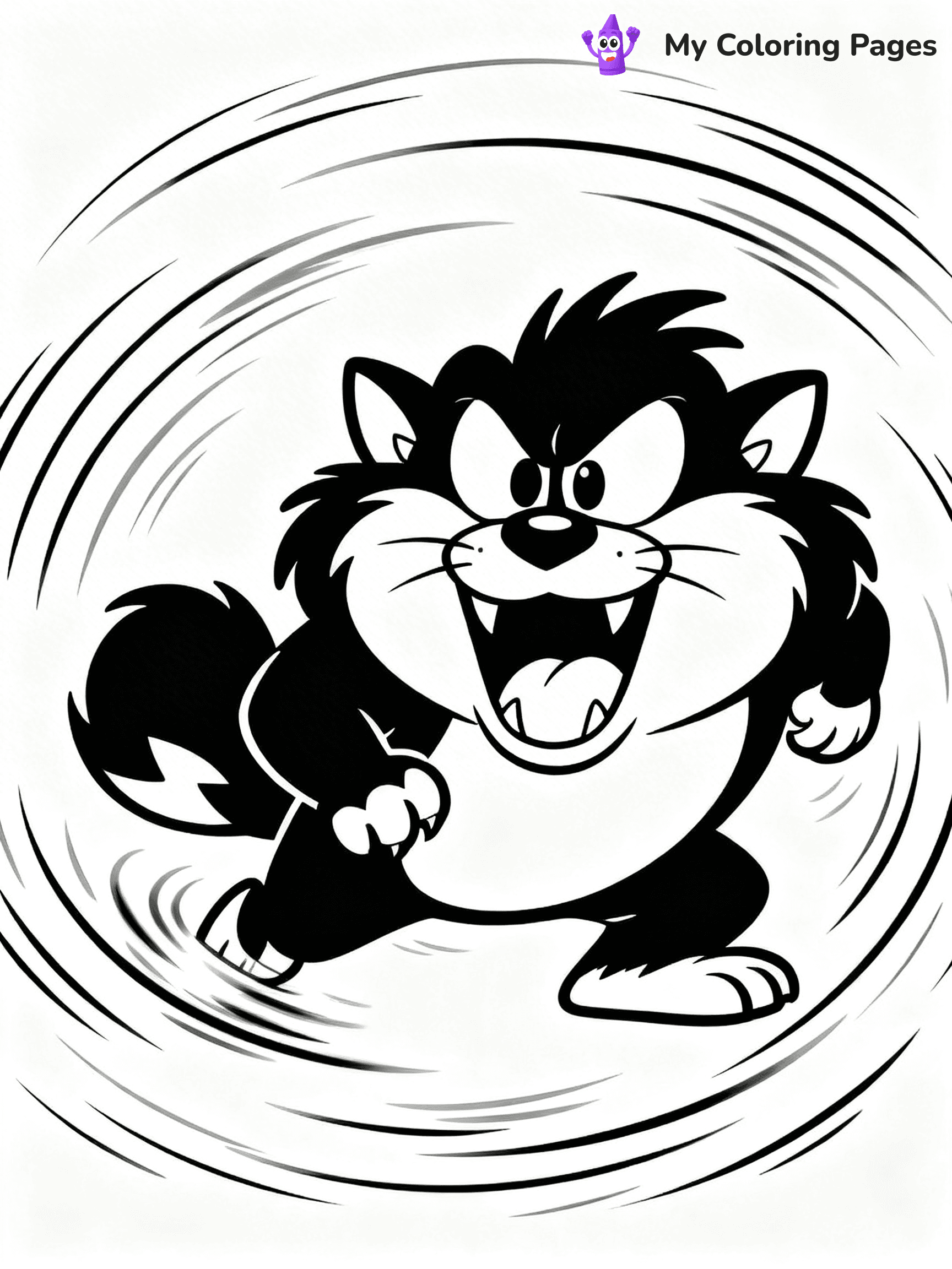 Tasmanian Devil Coloring Pages - 18