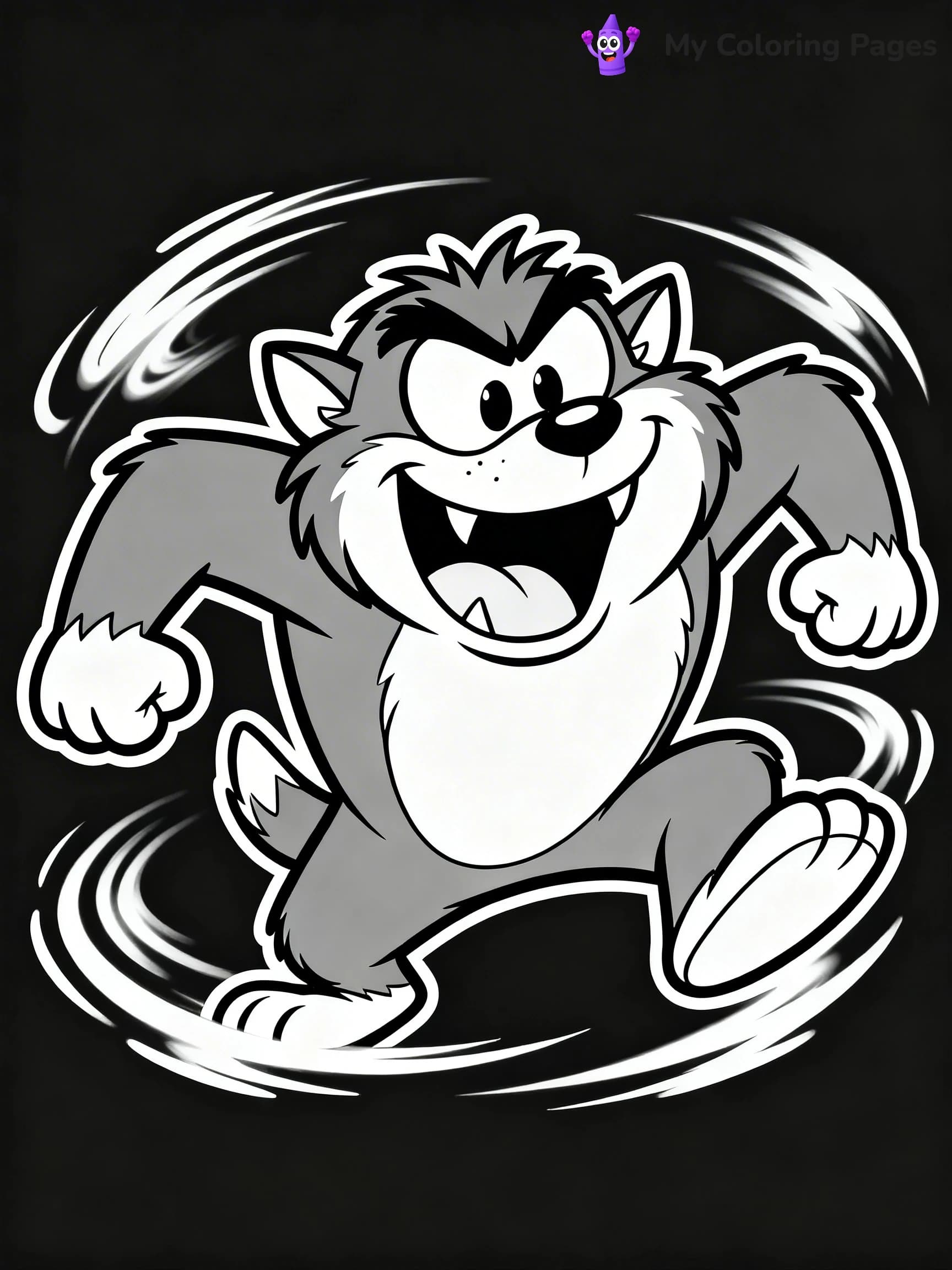 Tasmanian Devil Coloring Pages - 16