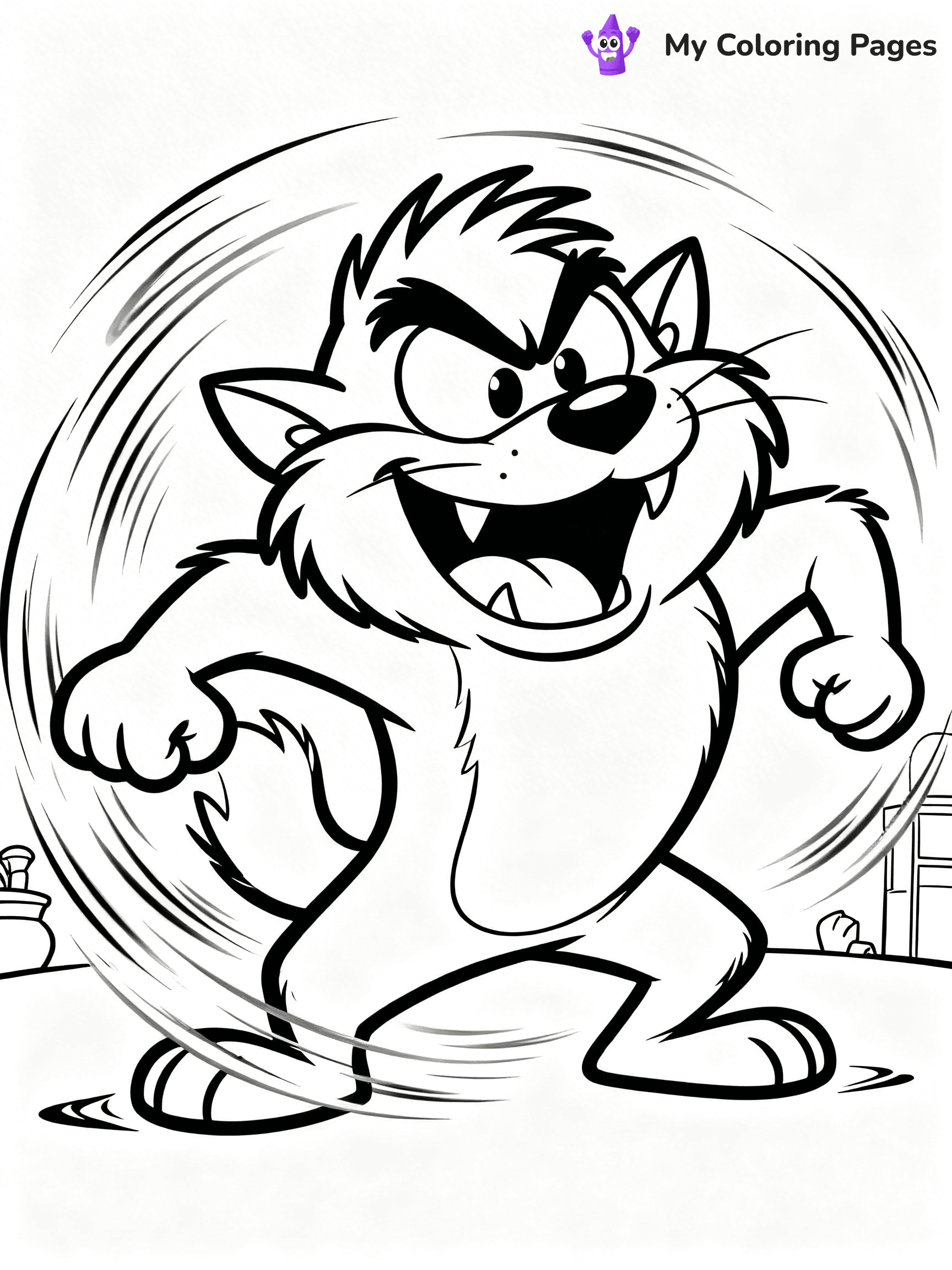 Tasmanian Devil Coloring Pages - 15
