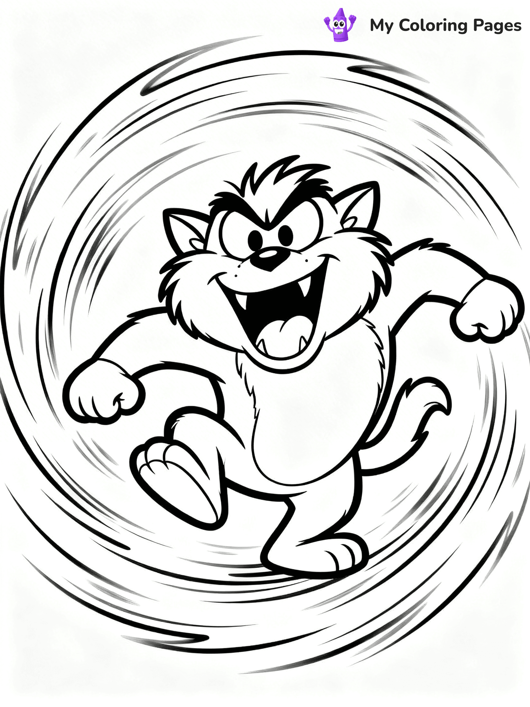 Tasmanian Devil Coloring Pages - 14