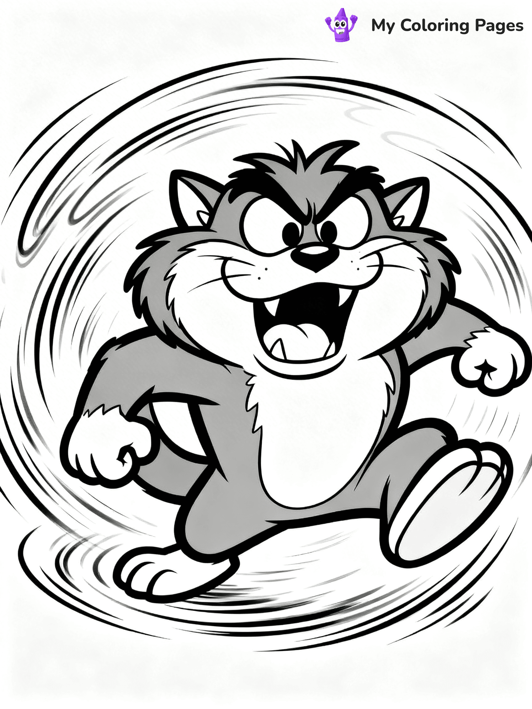 Tasmanian Devil Coloring Pages - 13