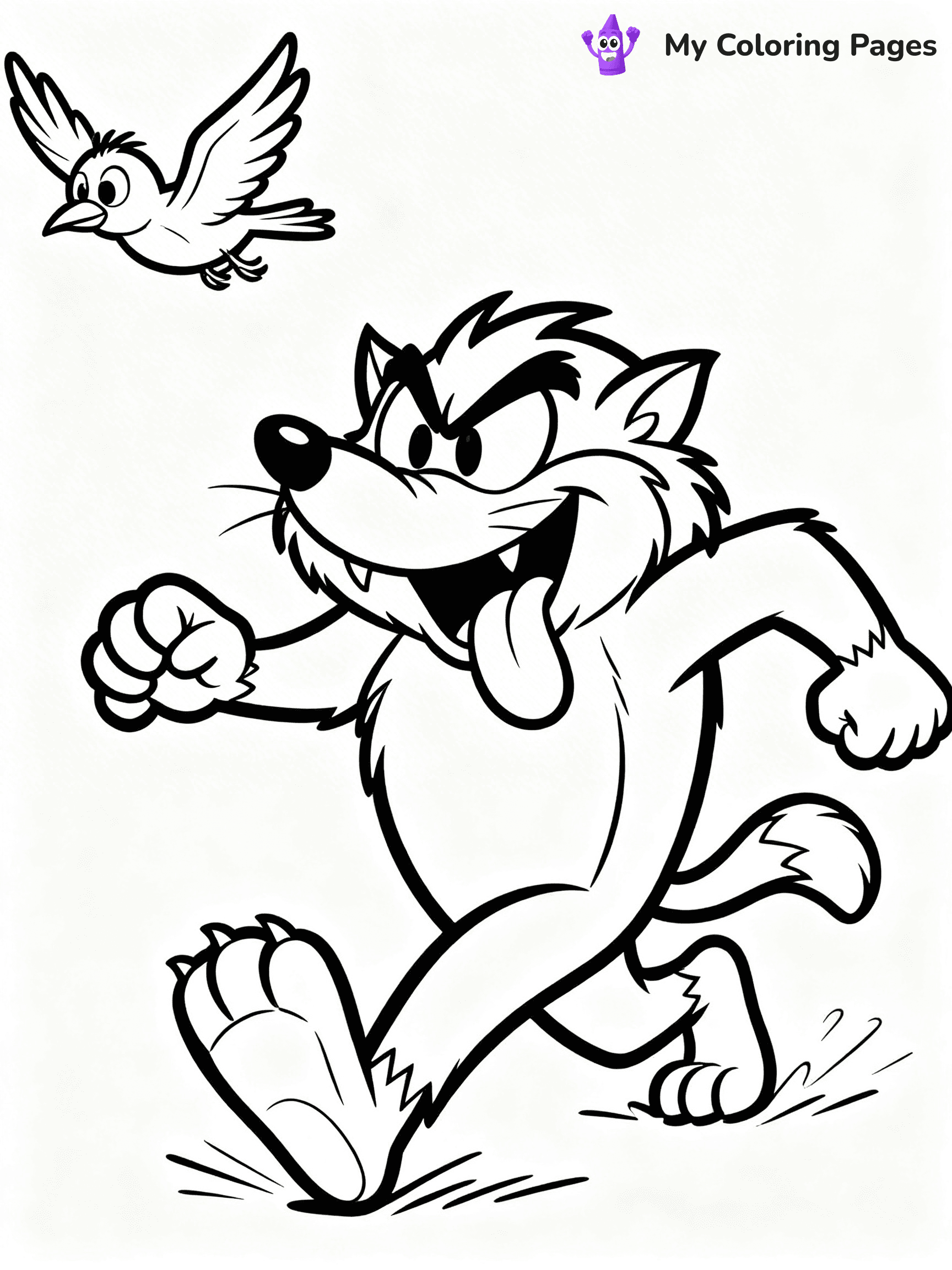 Tasmanian Devil Coloring Pages - 11