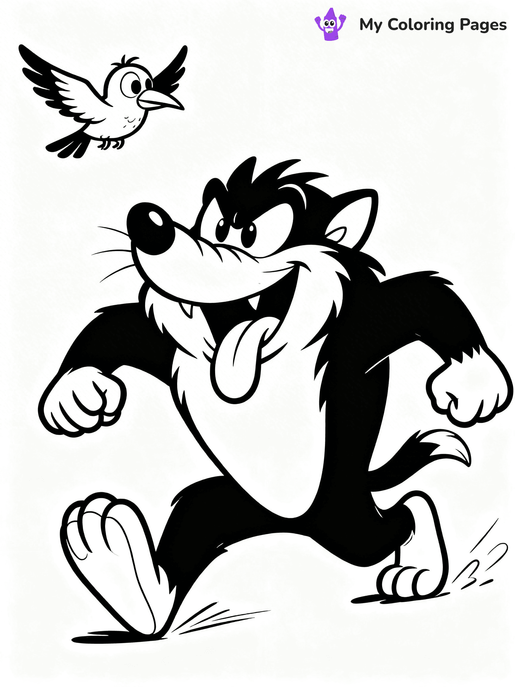Tasmanian Devil Coloring Pages - 10
