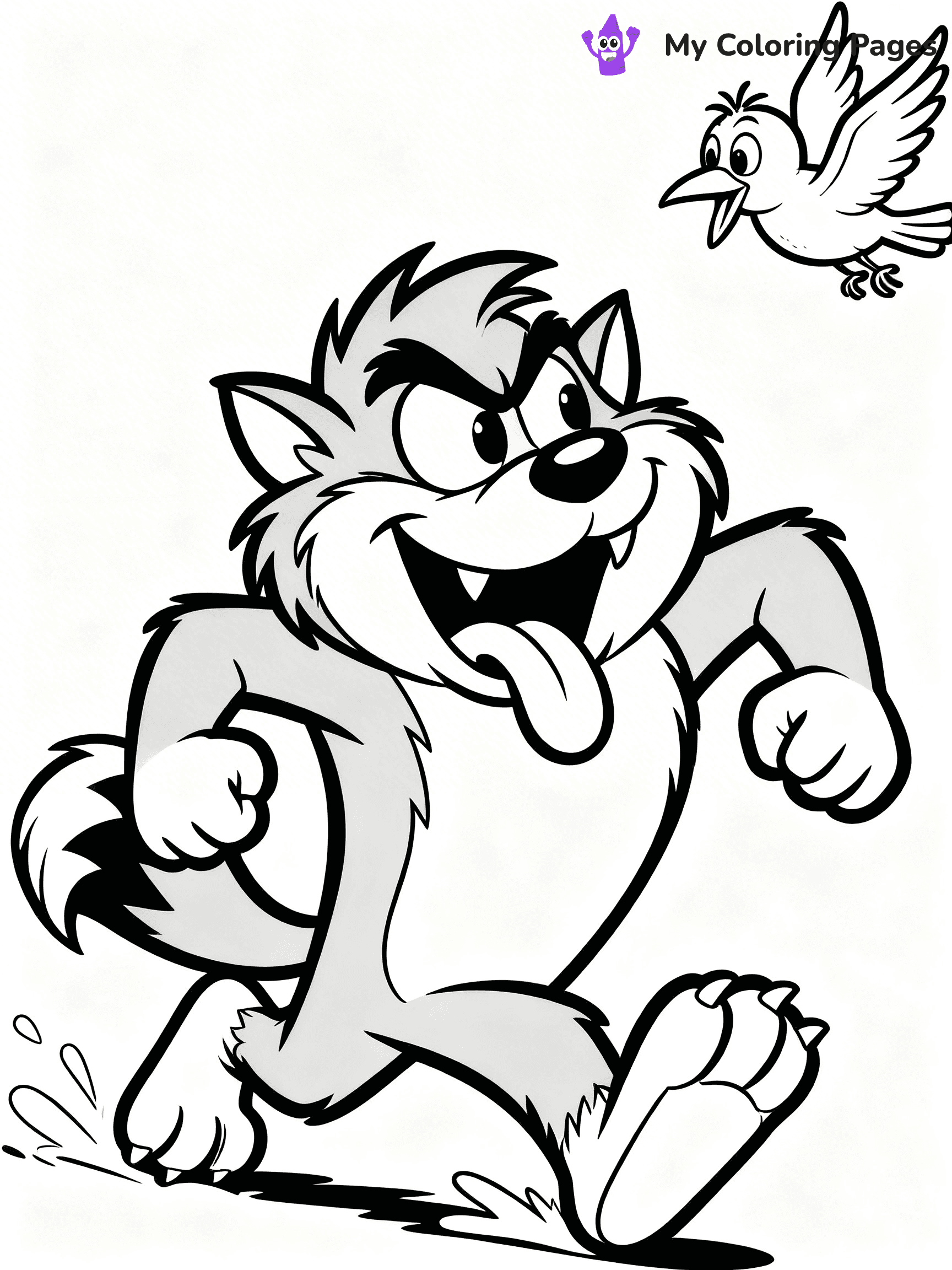 Tasmanian Devil Coloring Pages - 9
