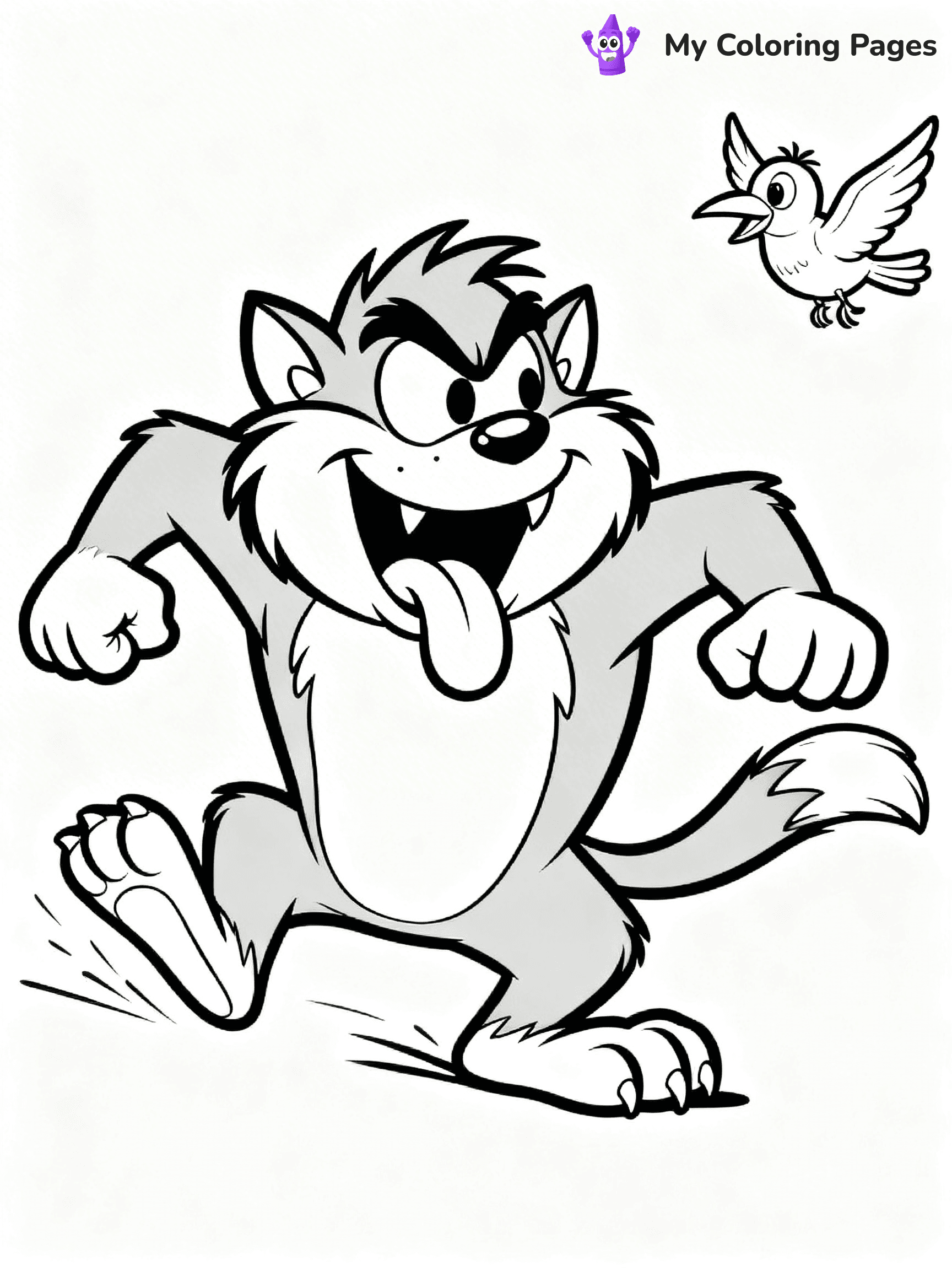 Tasmanian Devil Coloring Pages - 7