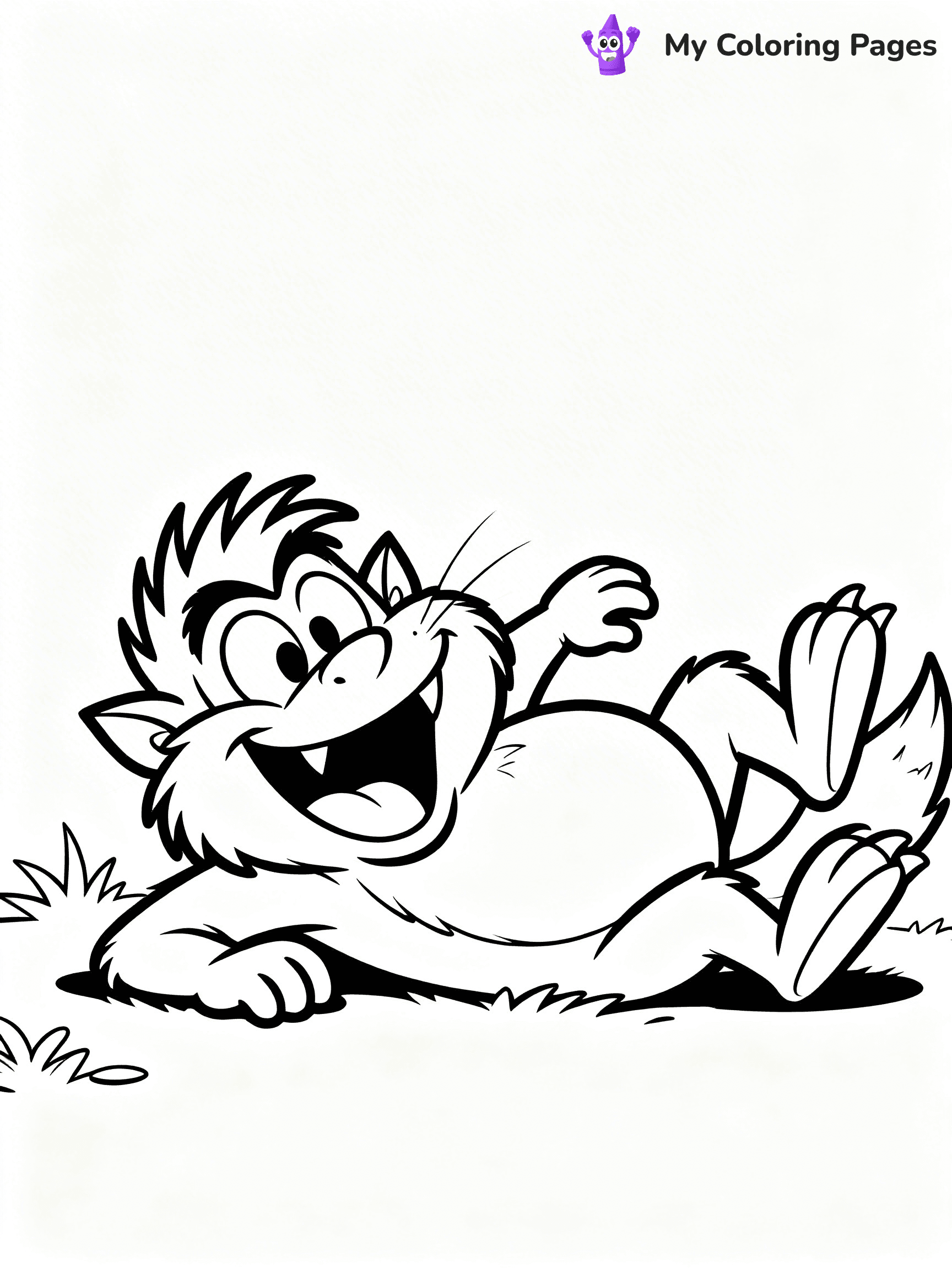 Tasmanian Devil Coloring Pages - 6