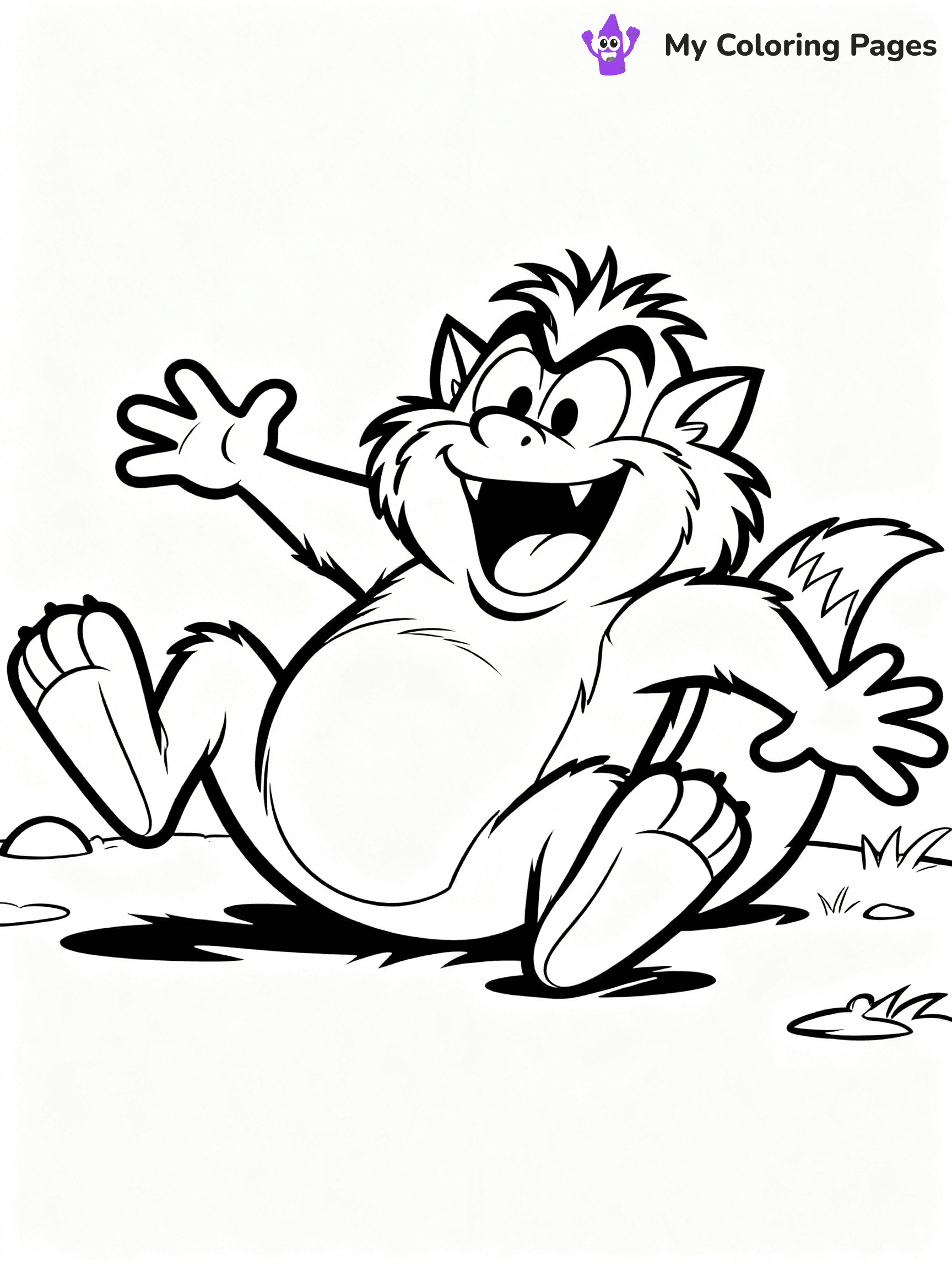 Tasmanian Devil Coloring Pages - 5