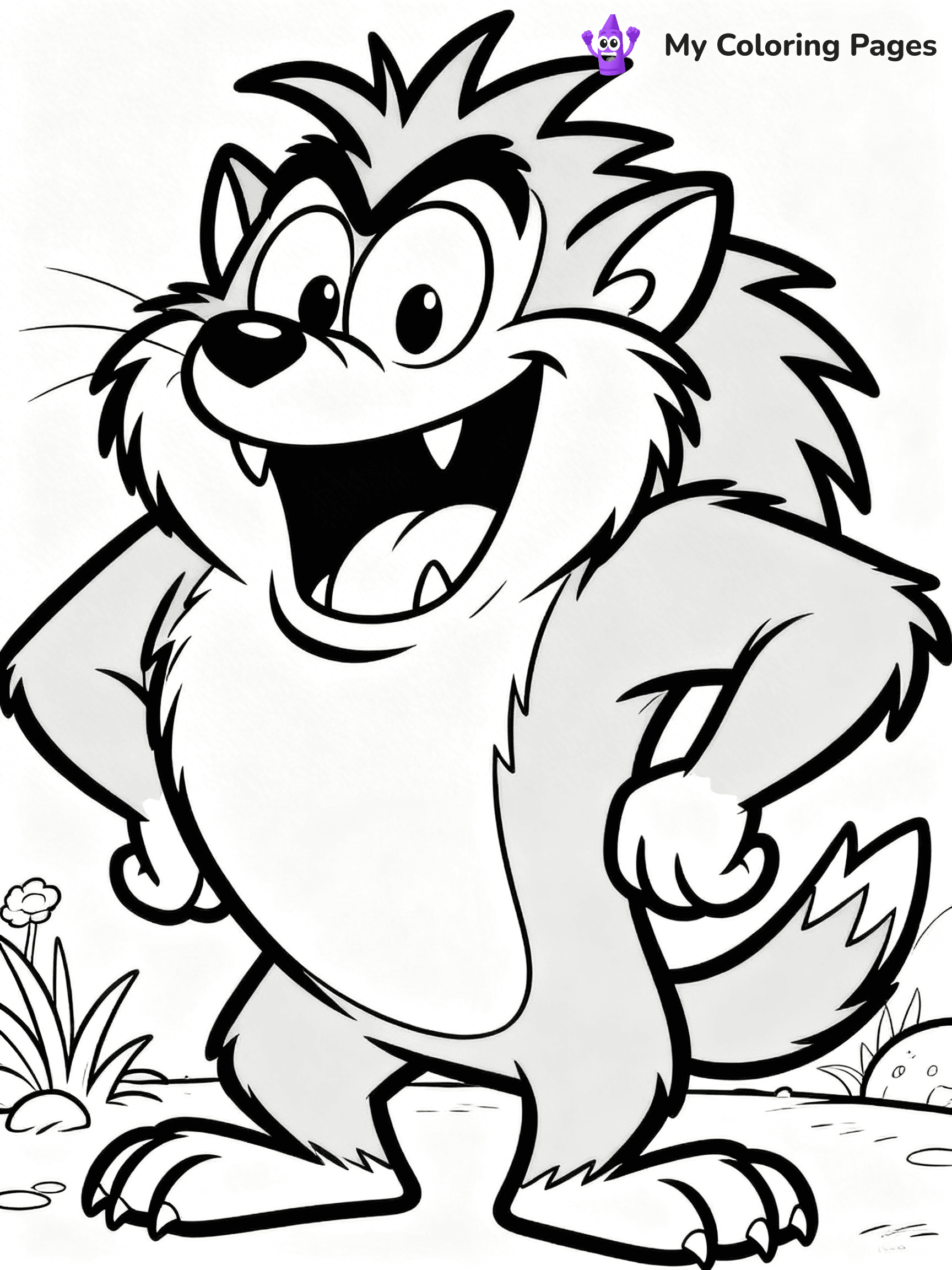 Tasmanian Devil Coloring Pages - 4