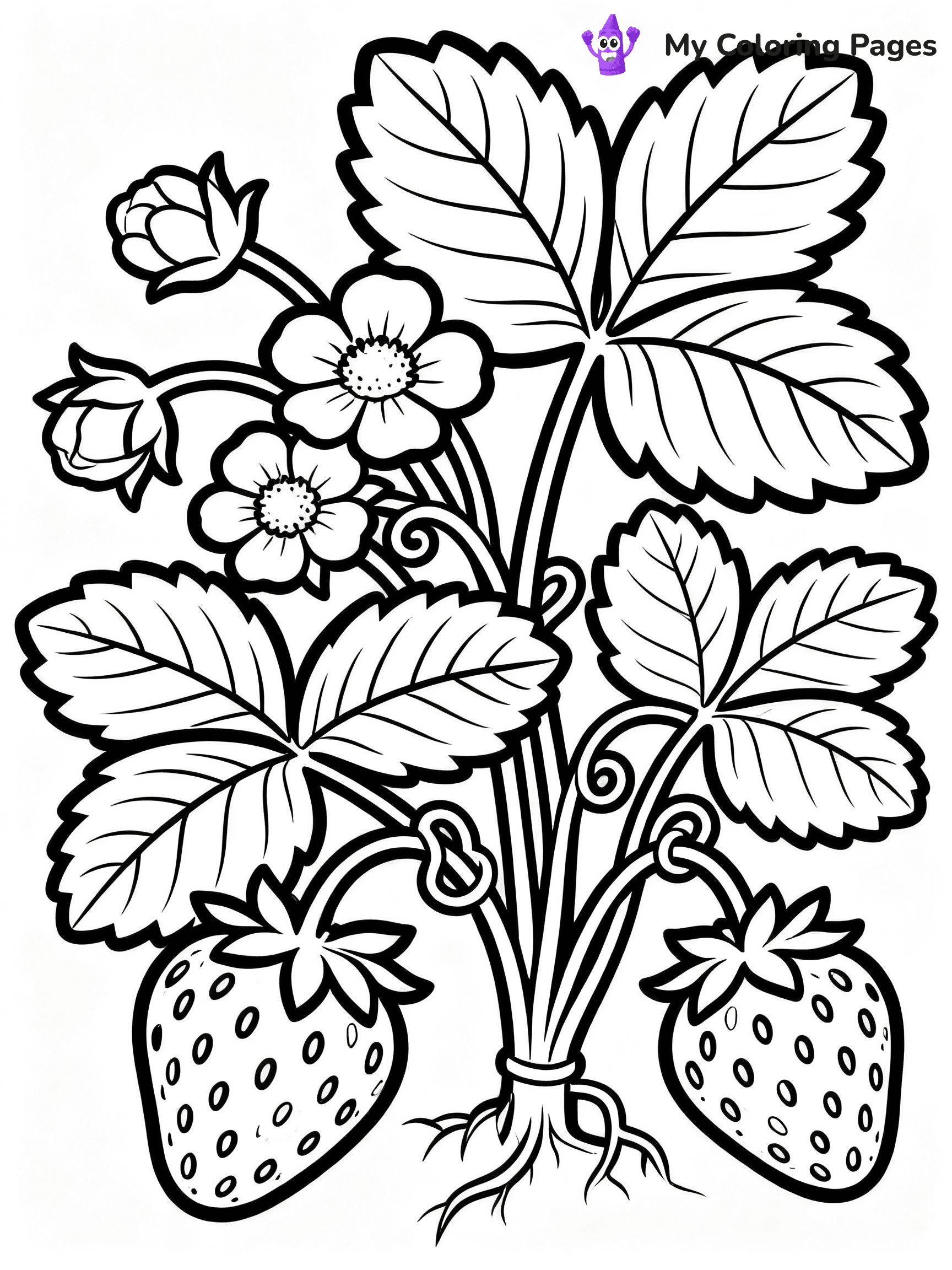 Strawberry Coloring Pages - 35