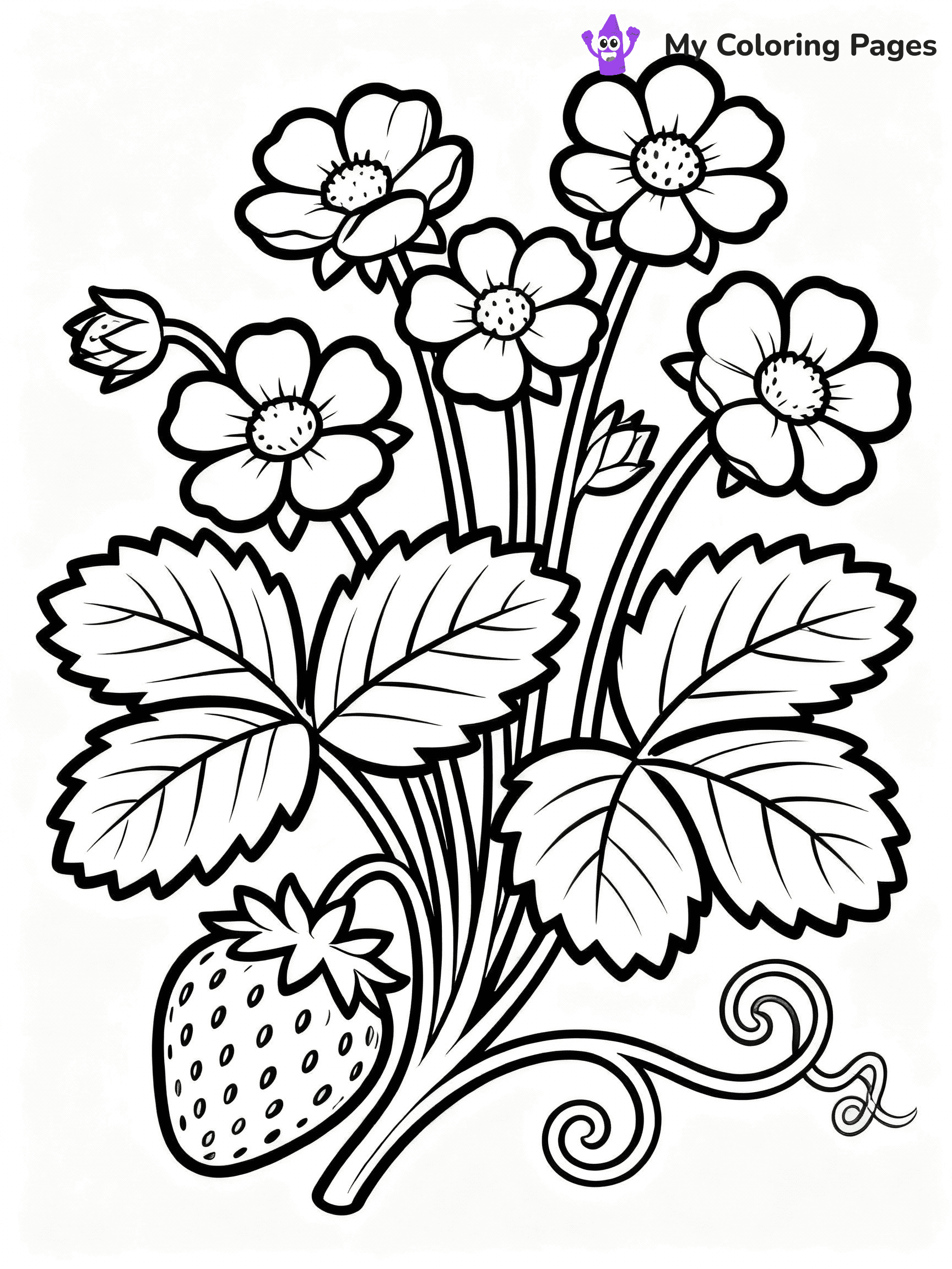 Strawberry Coloring Pages - 34