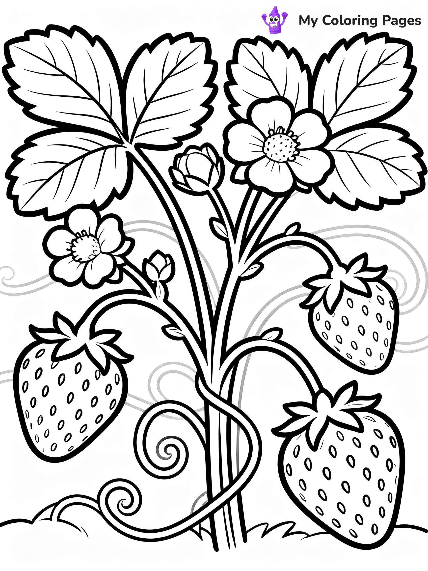 Strawberry Coloring Pages - 29