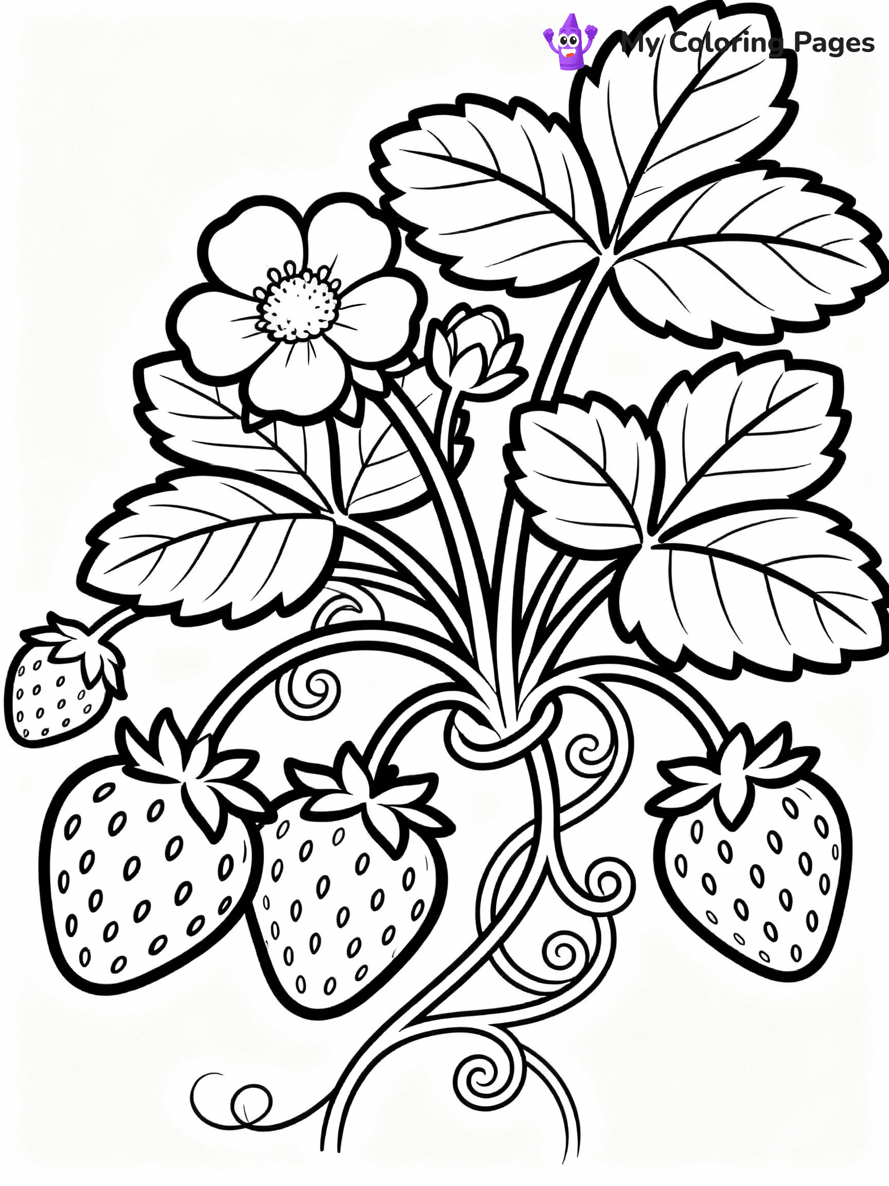Strawberry Coloring Pages - 25