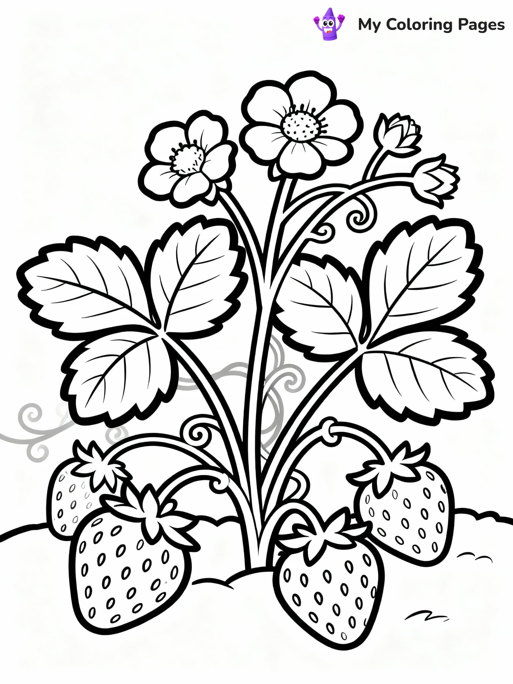 Strawberry Coloring Pages - 22