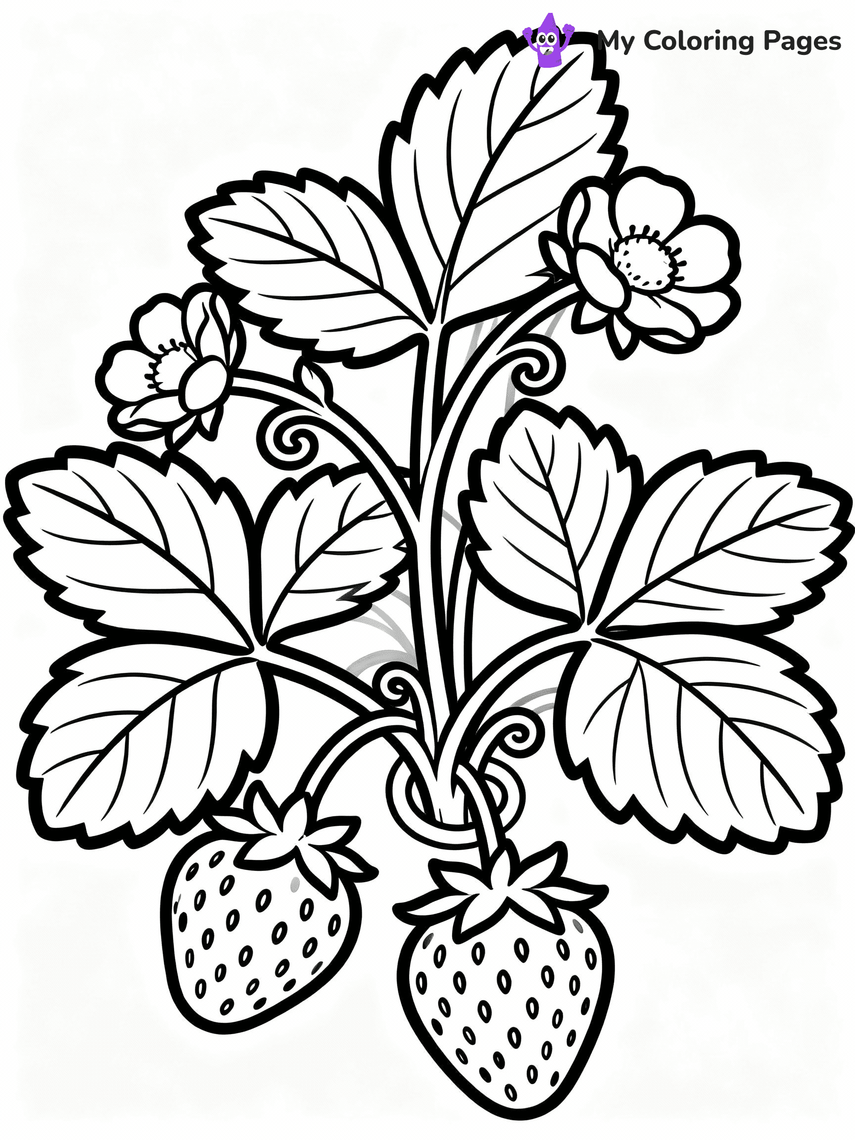 Strawberry Coloring Pages - 20