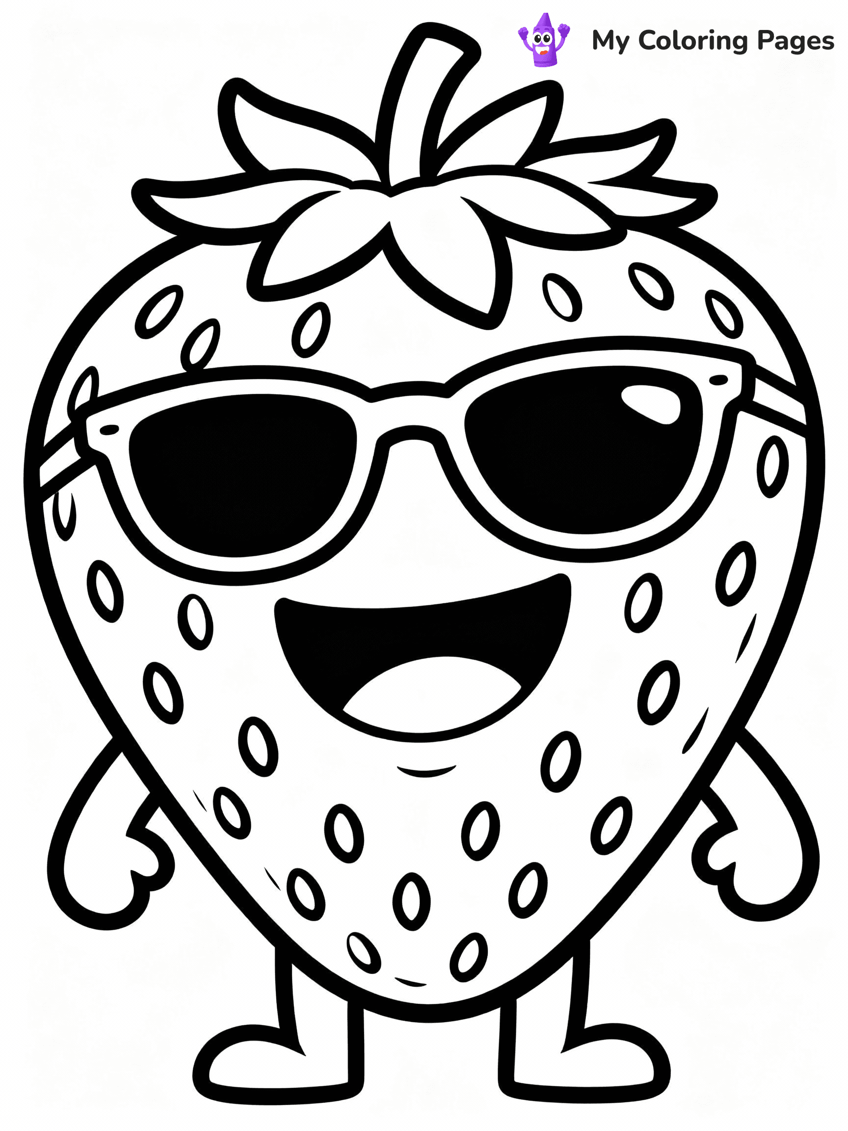 Strawberry Coloring Pages - 19