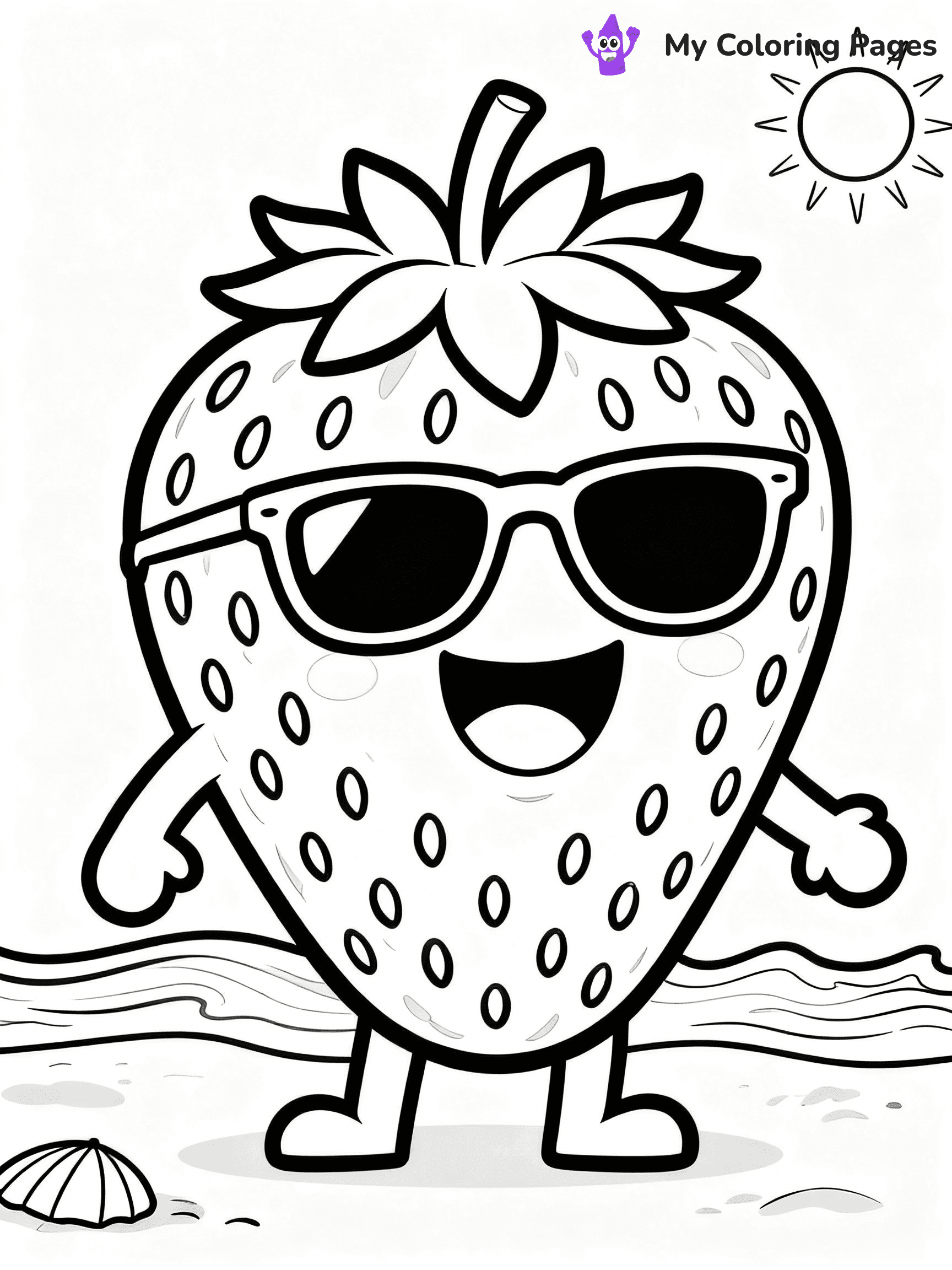 Strawberry Coloring Pages - 18