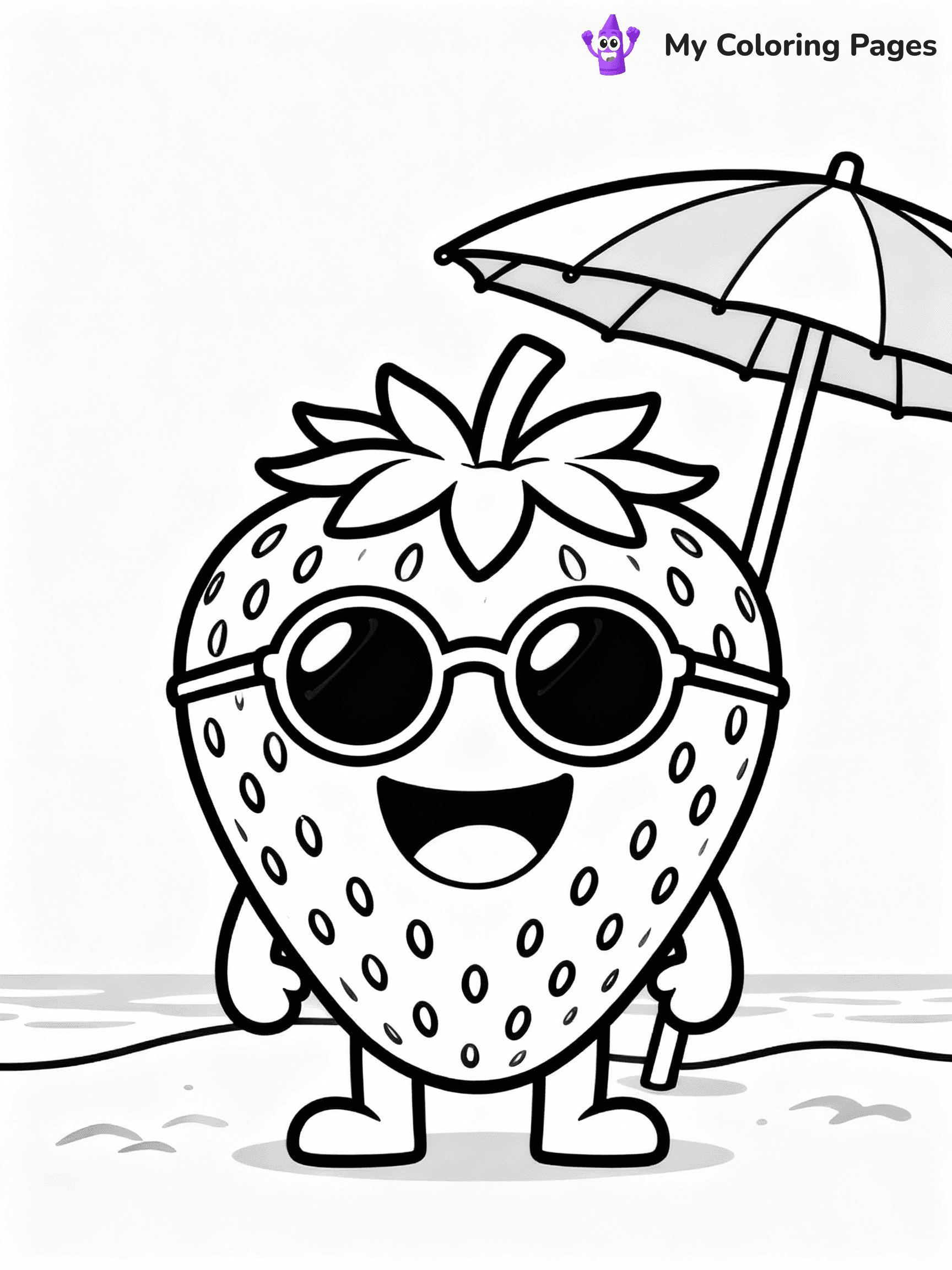 Strawberry Coloring Pages - 17