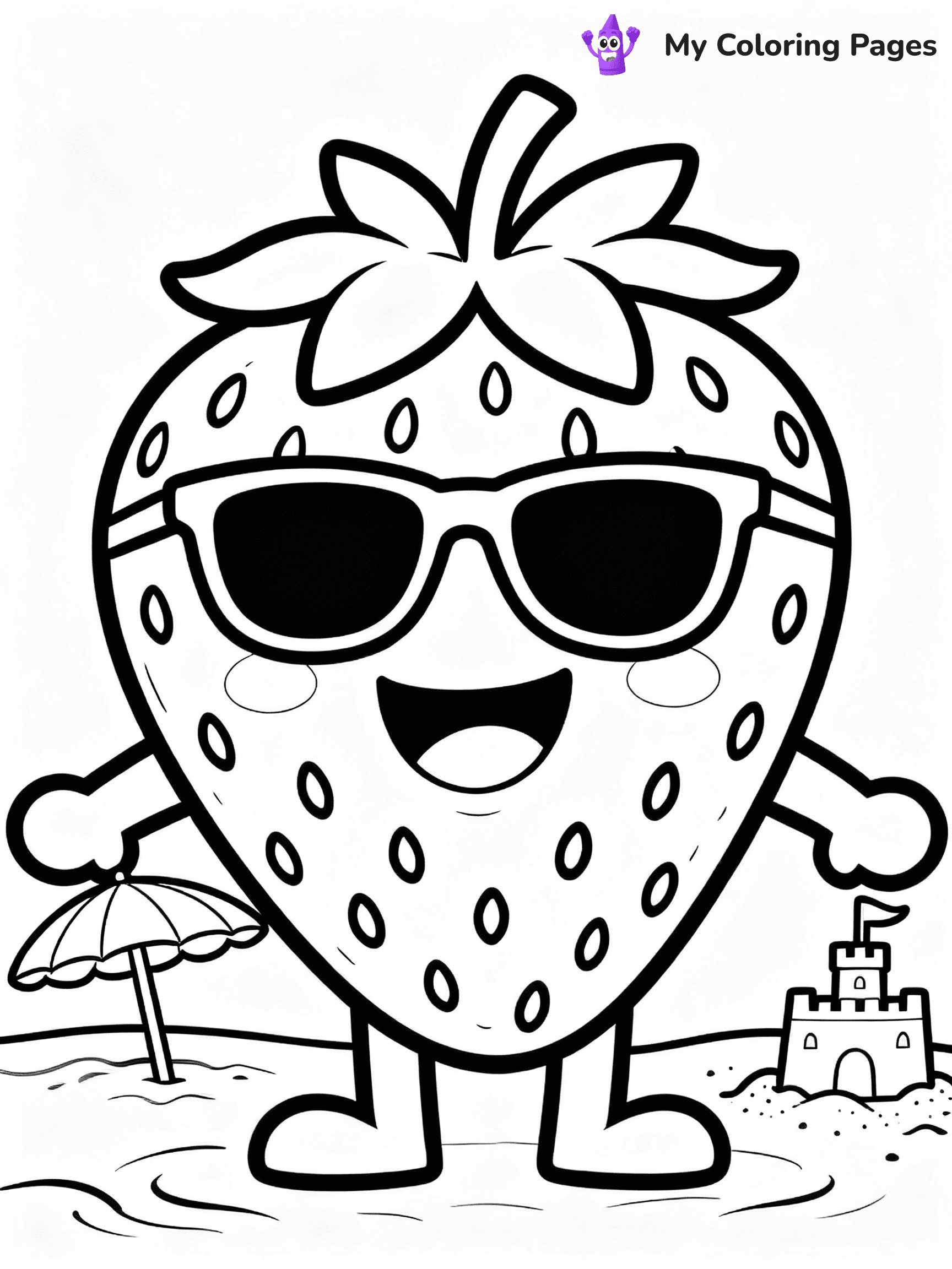 Strawberry Coloring Pages - 16