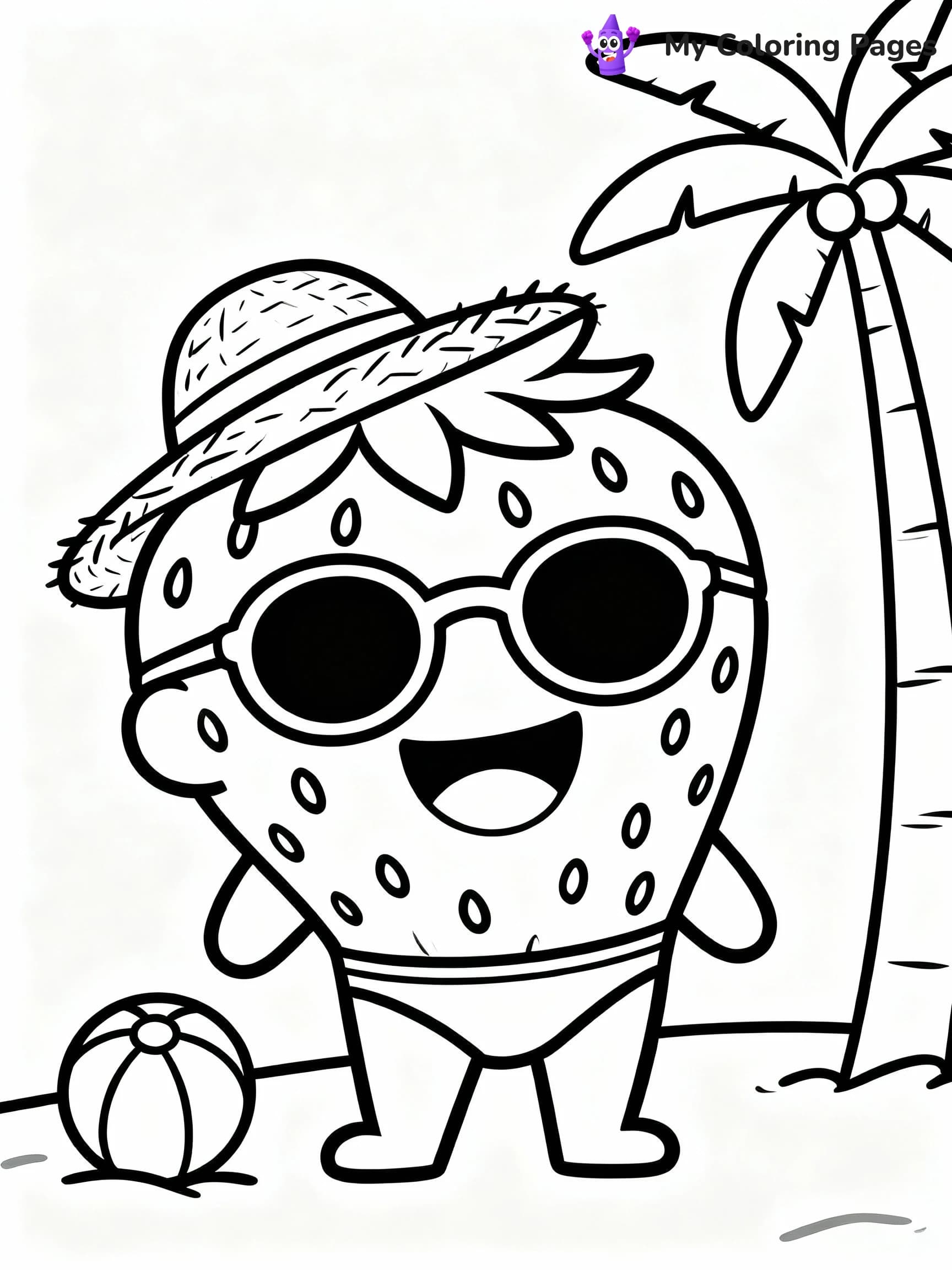 Strawberry Coloring Pages - 13