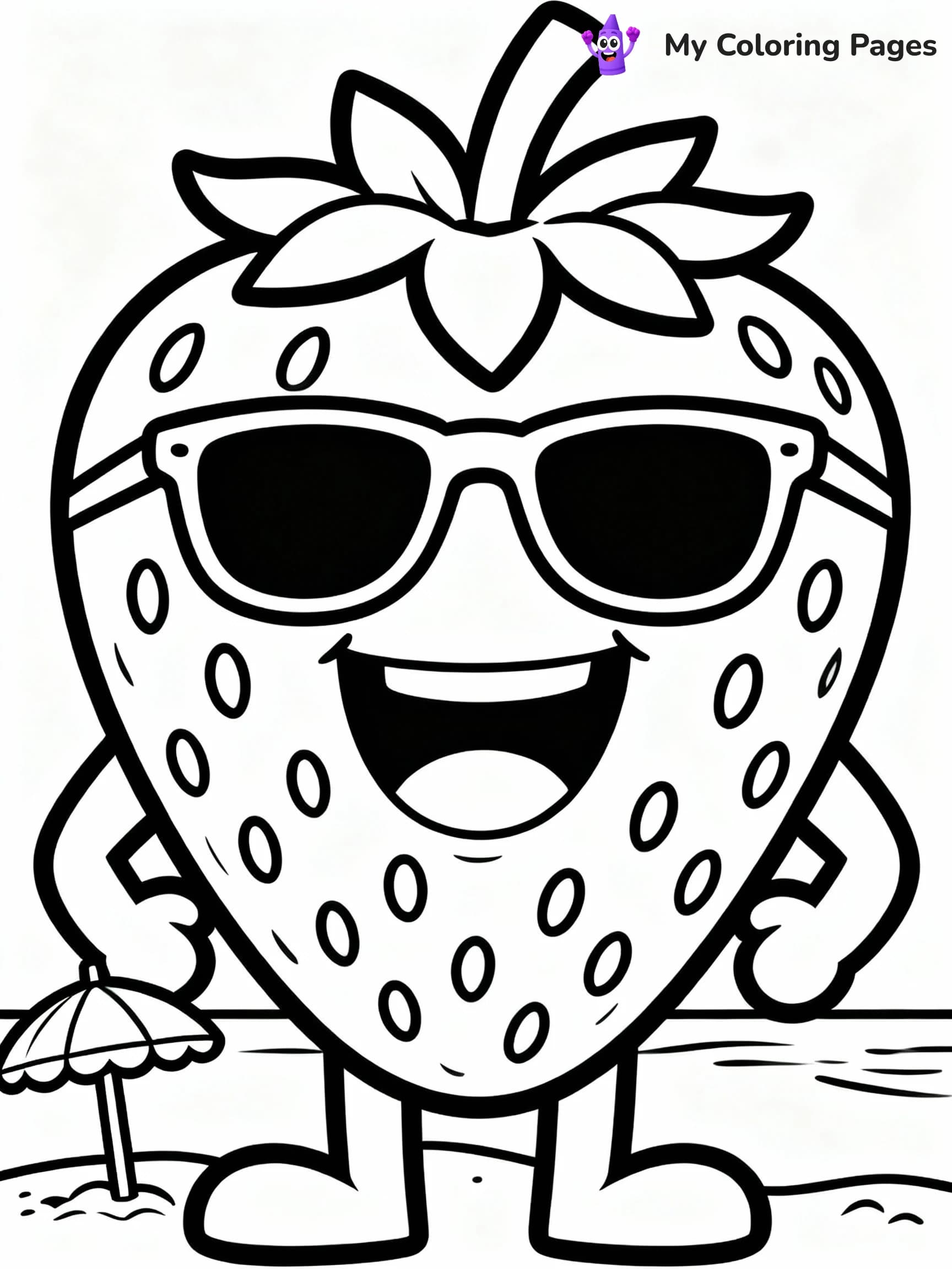 Strawberry Coloring Pages - 10