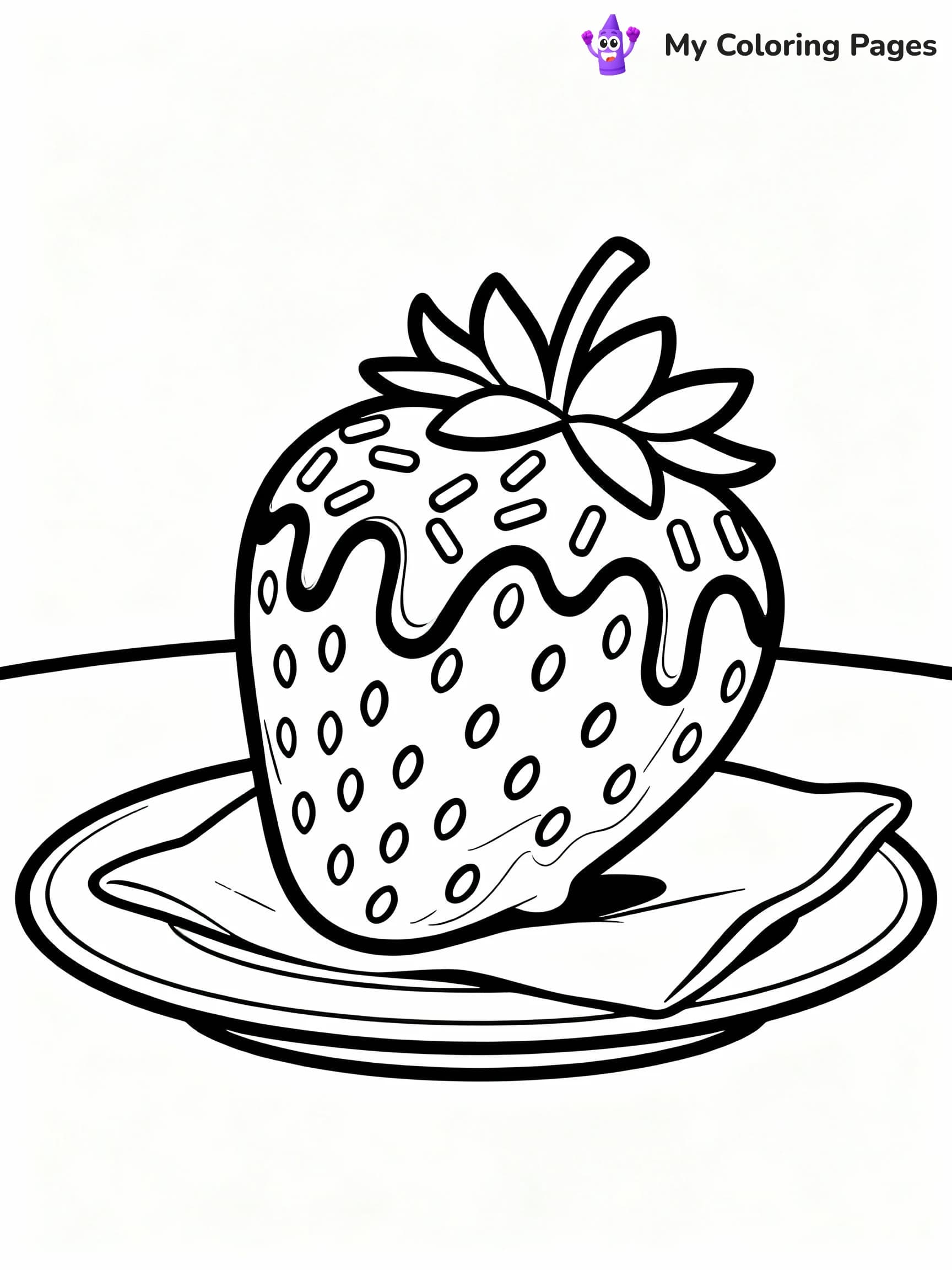 Strawberry Coloring Pages - 9