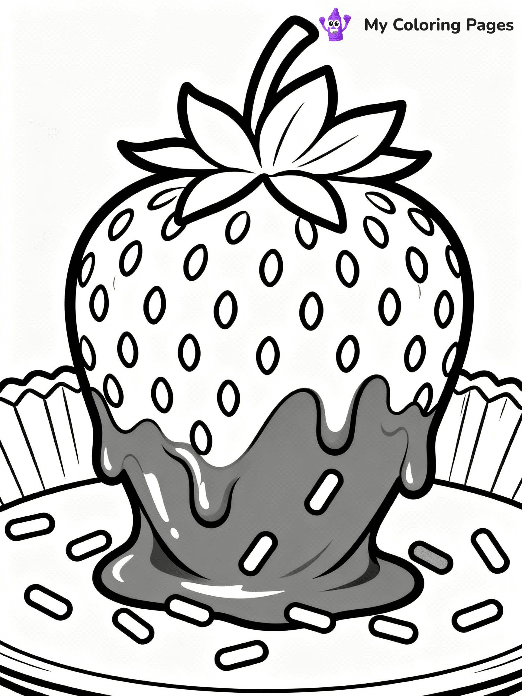 Strawberry Coloring Pages - 6