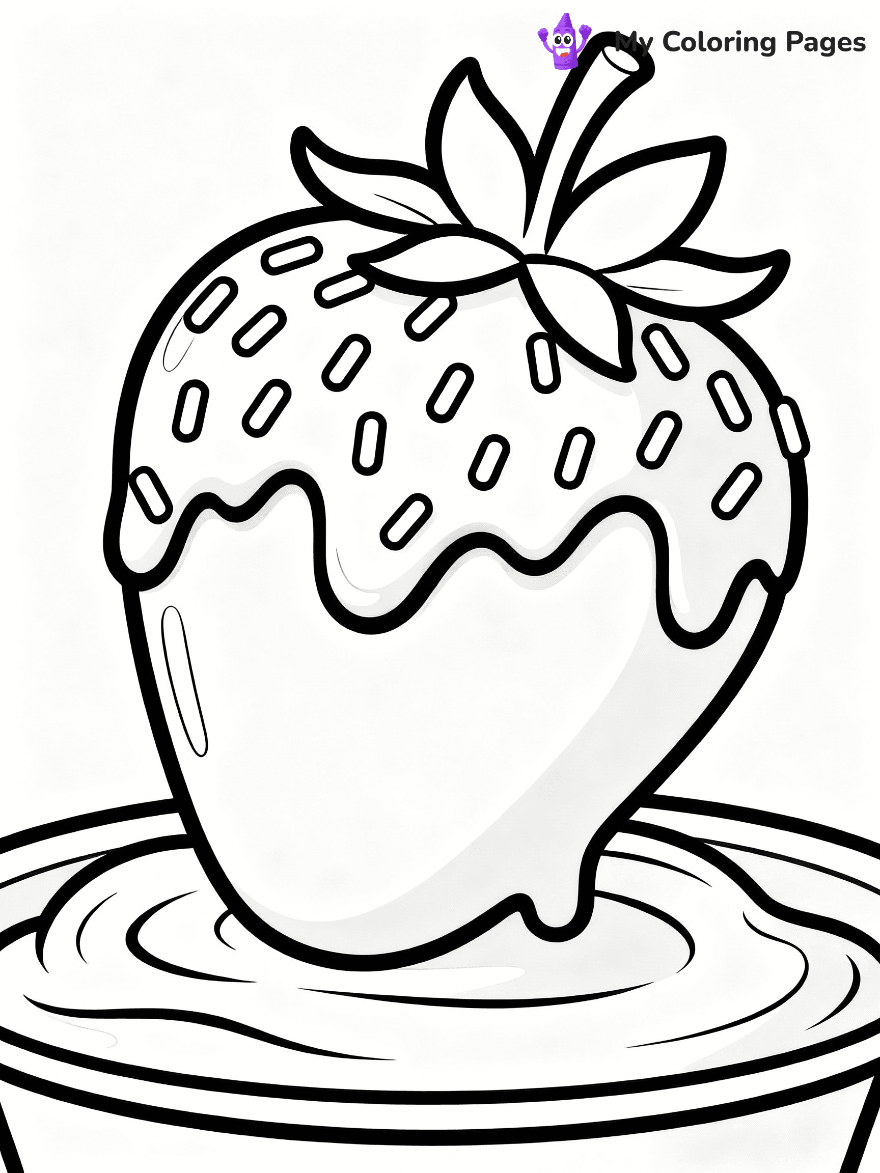 Strawberry Coloring Pages - 5