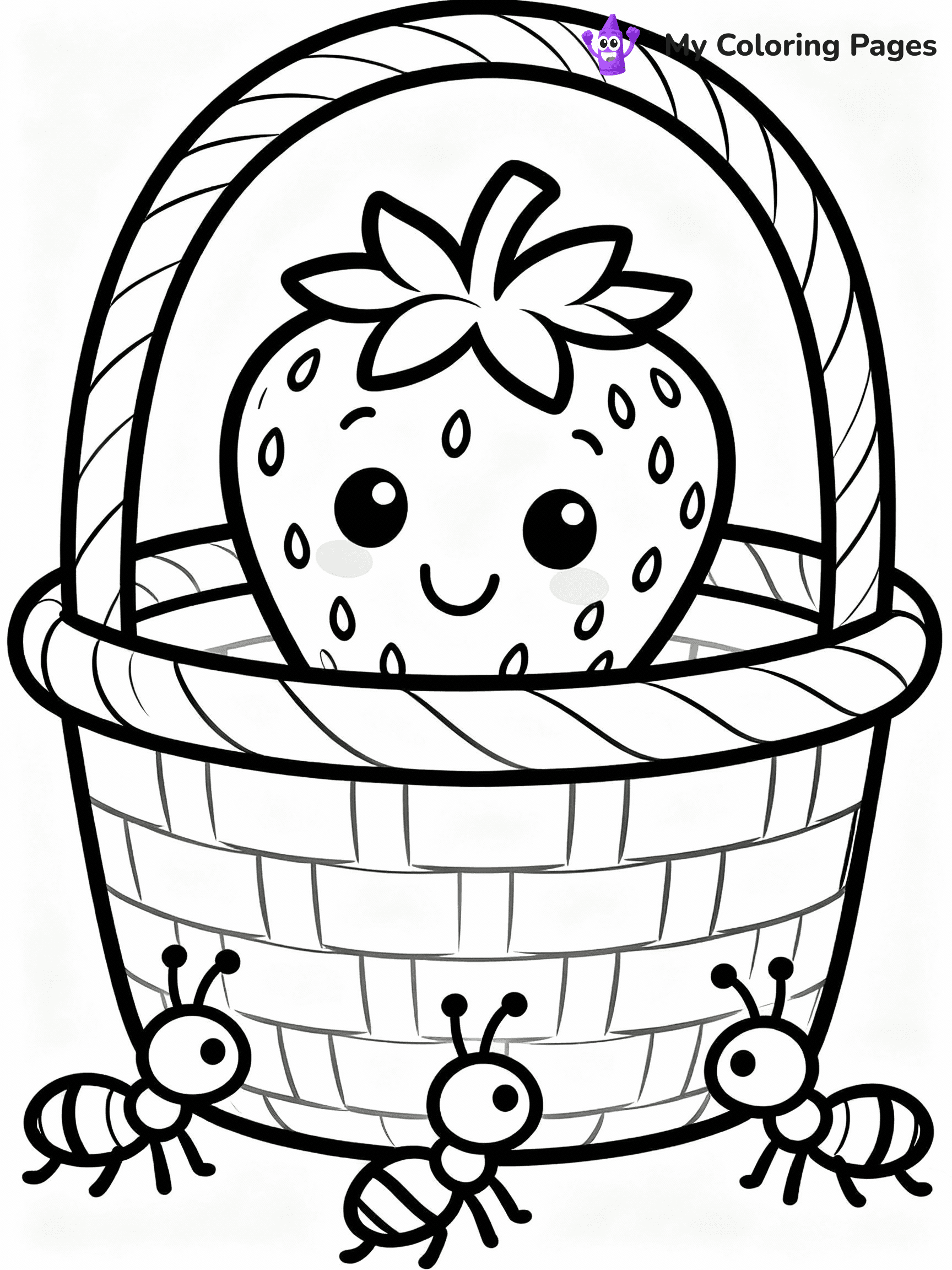 Strawberry Coloring Pages - 2