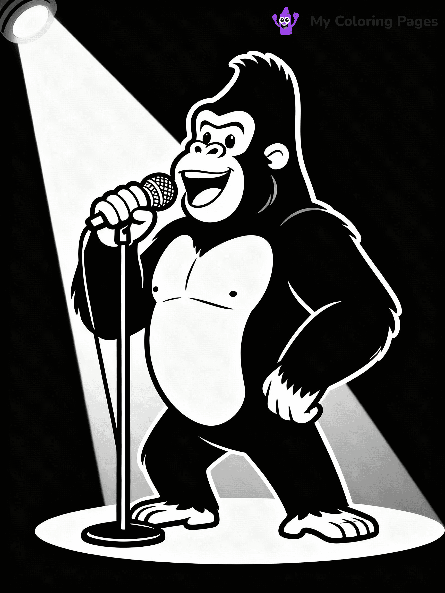 Sing Coloring Pages - 24