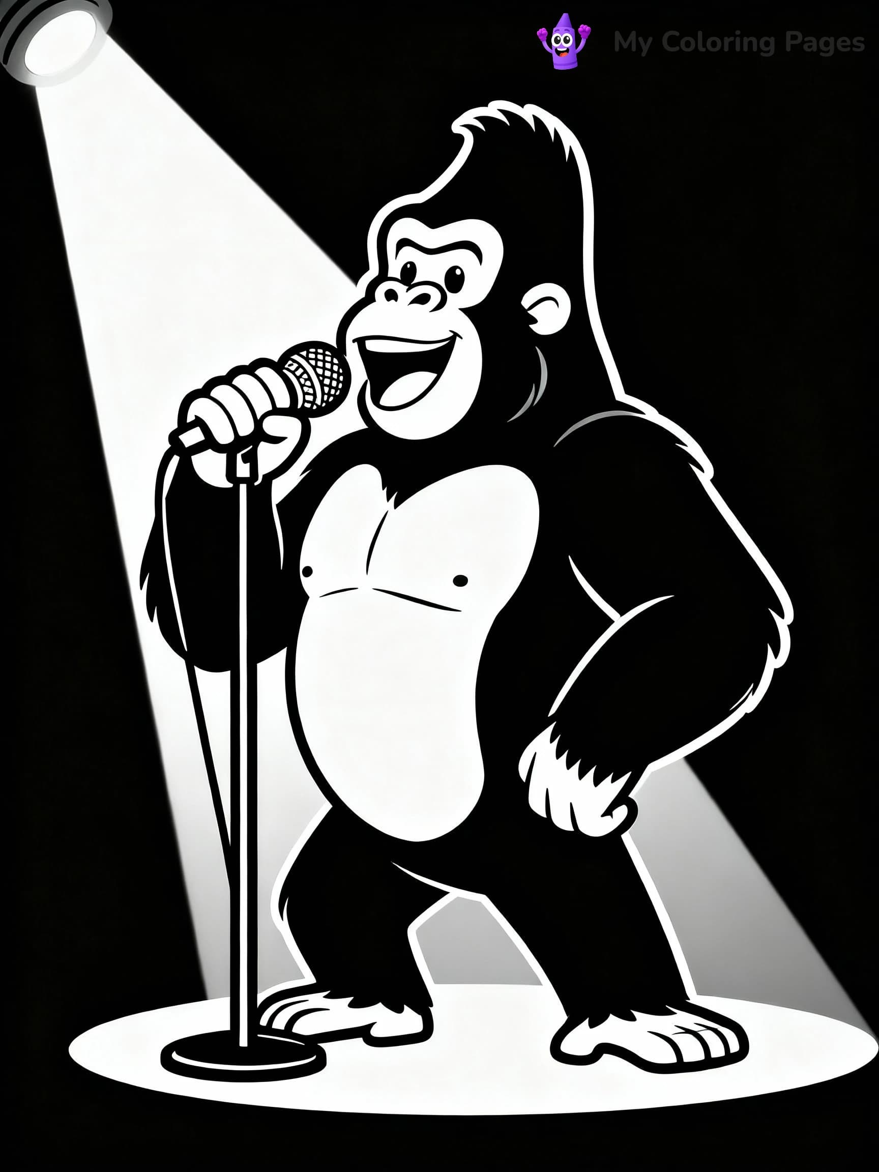 Sing Coloring Pages - 24