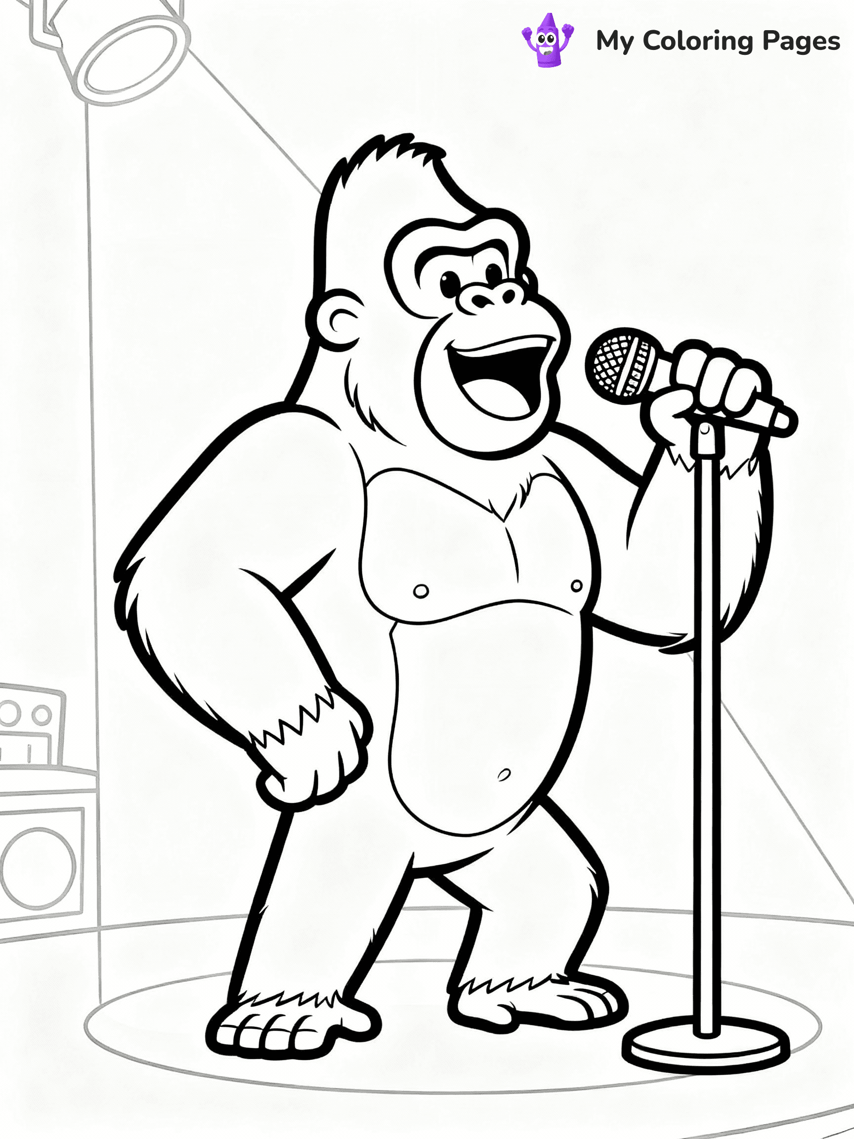 Sing Coloring Pages - 23
