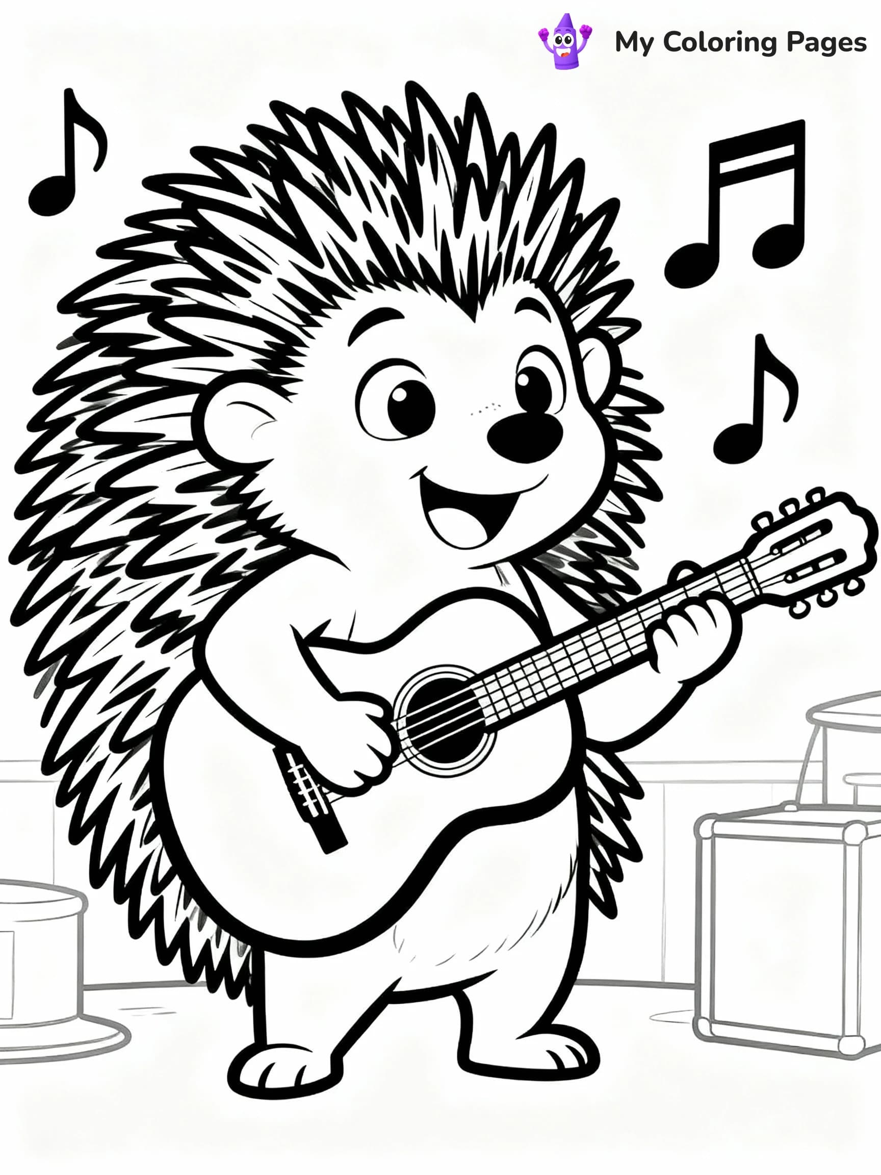 Sing Coloring Pages - 19