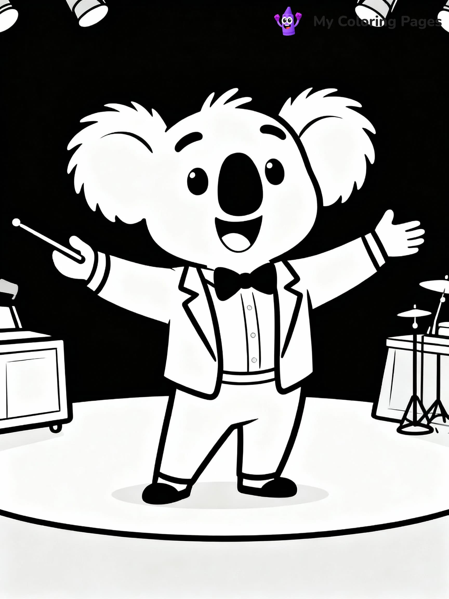 Sing Coloring Pages - 10