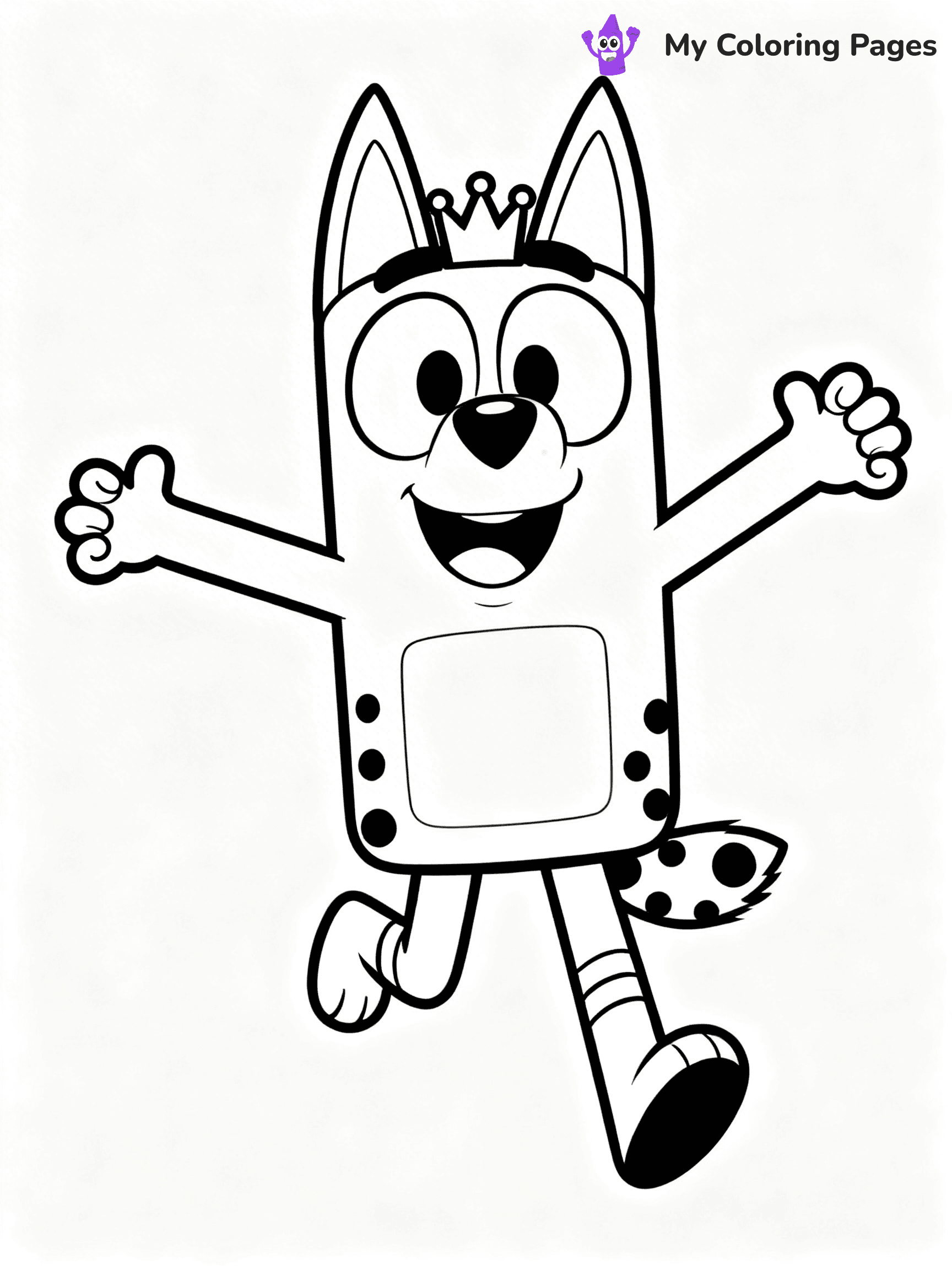 Bluey And Bingo Coloring Pages - 21