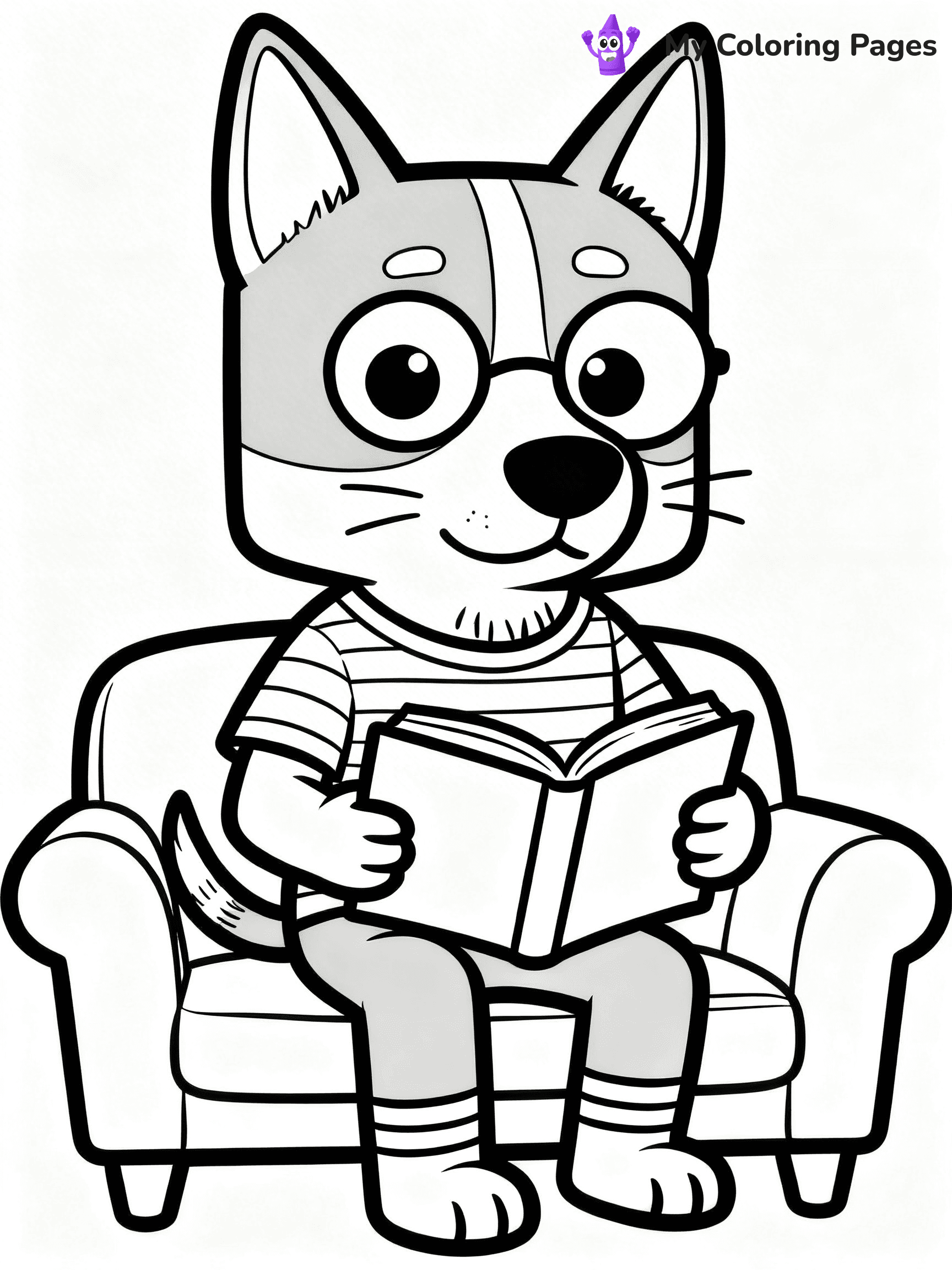 Bluey And Bingo Coloring Pages - 19