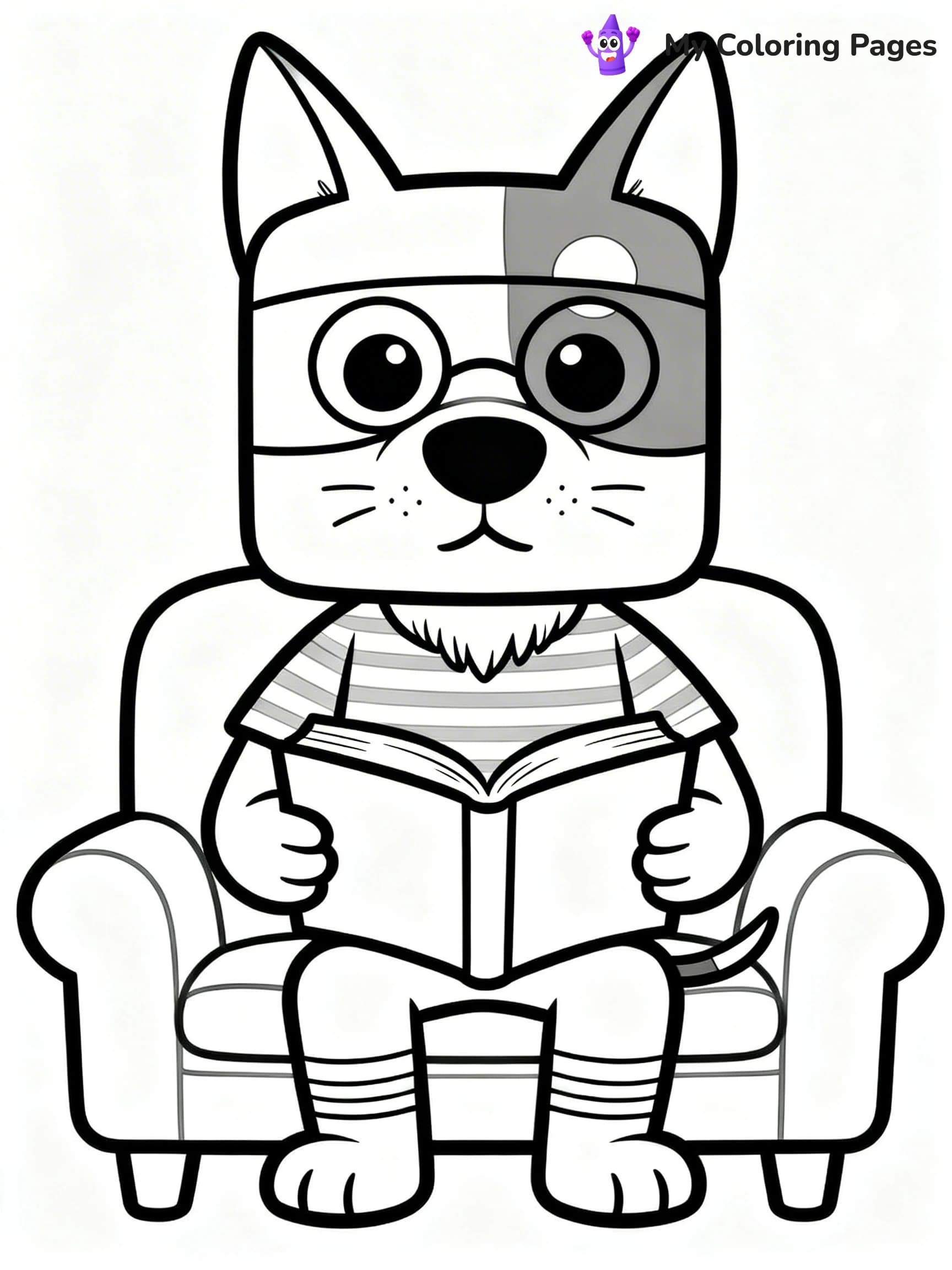 Bluey And Bingo Coloring Pages - 18