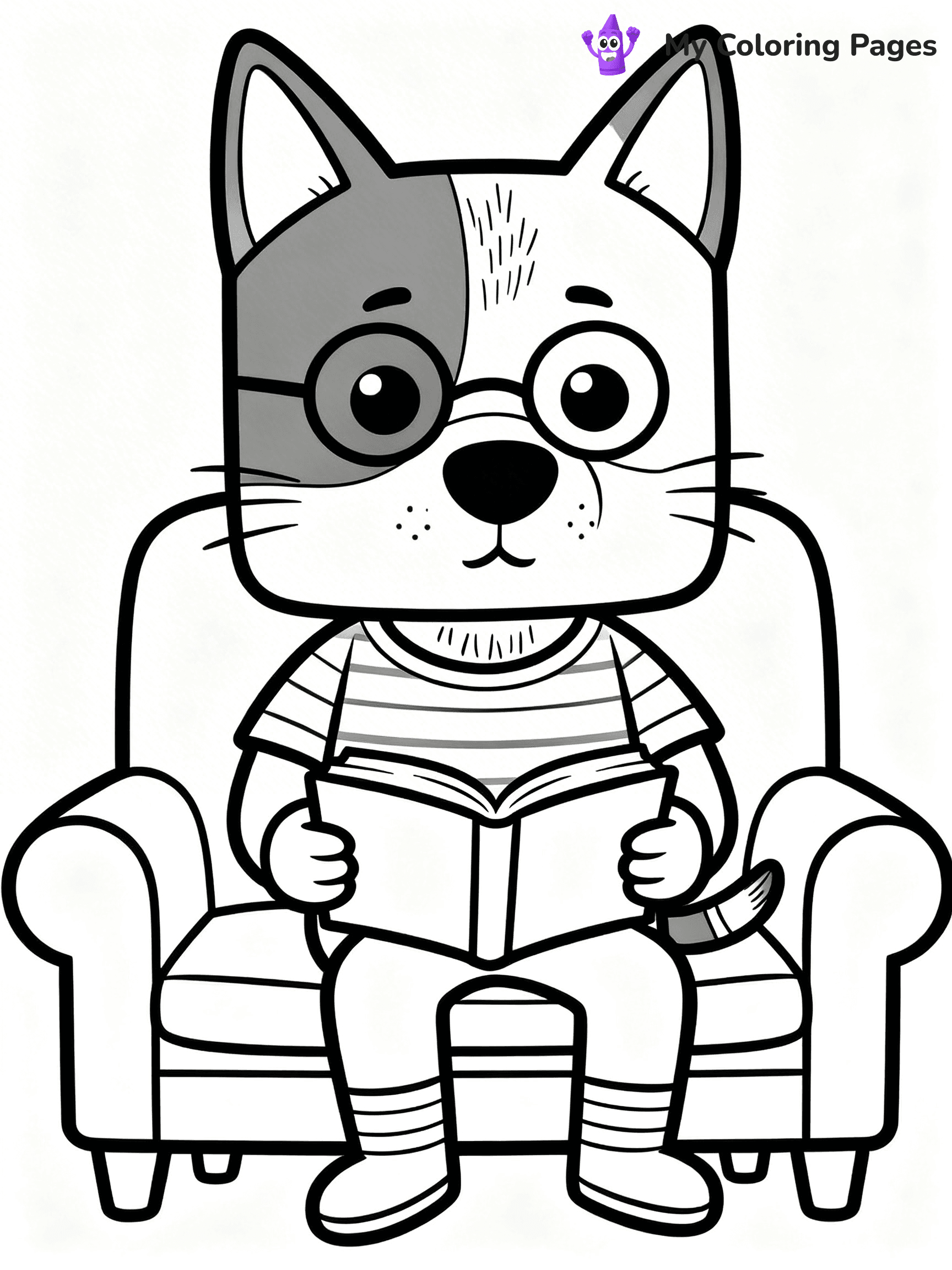 Bluey And Bingo Coloring Pages - 17