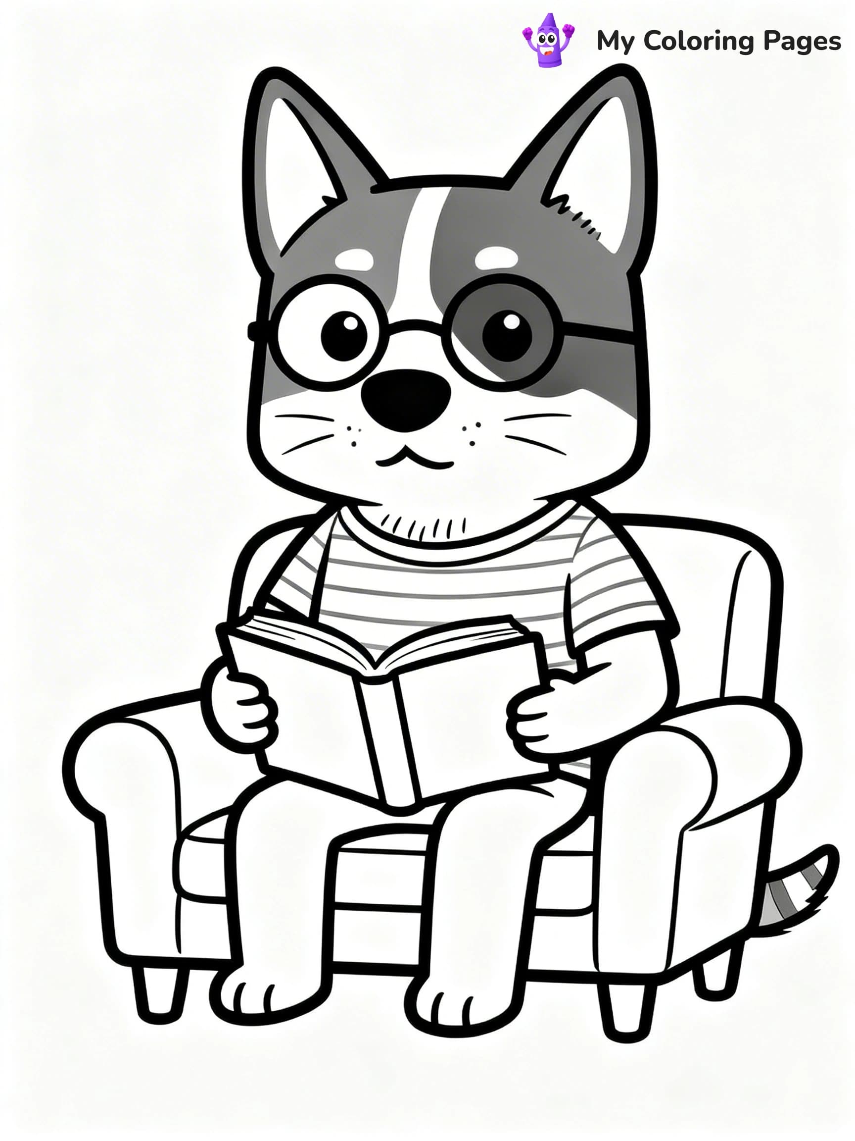 Bluey And Bingo Coloring Pages - 16