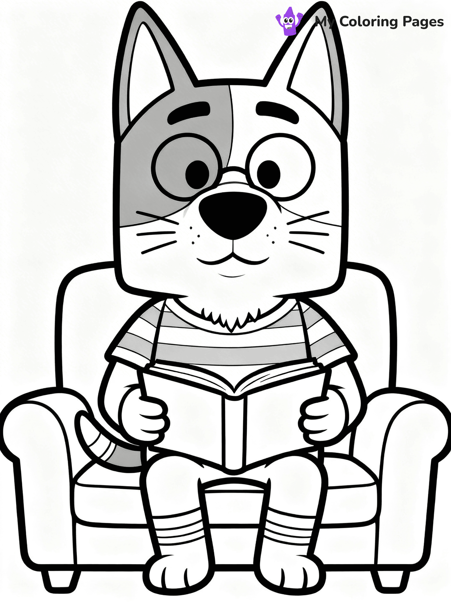 Bluey And Bingo Coloring Pages - 15