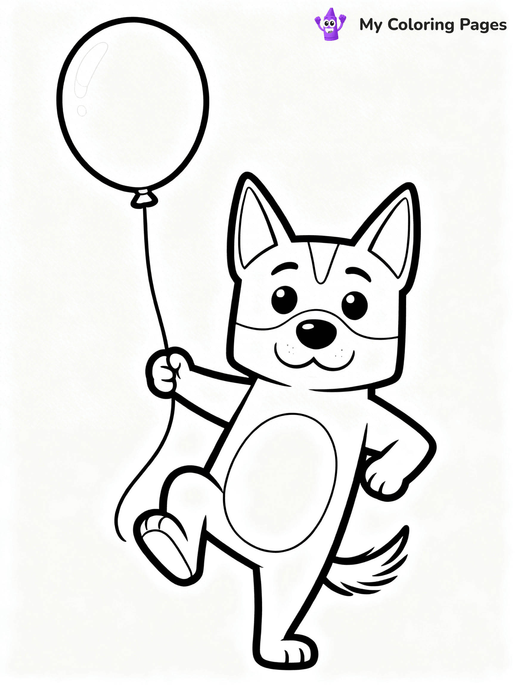 Bluey And Bingo Coloring Pages - 8