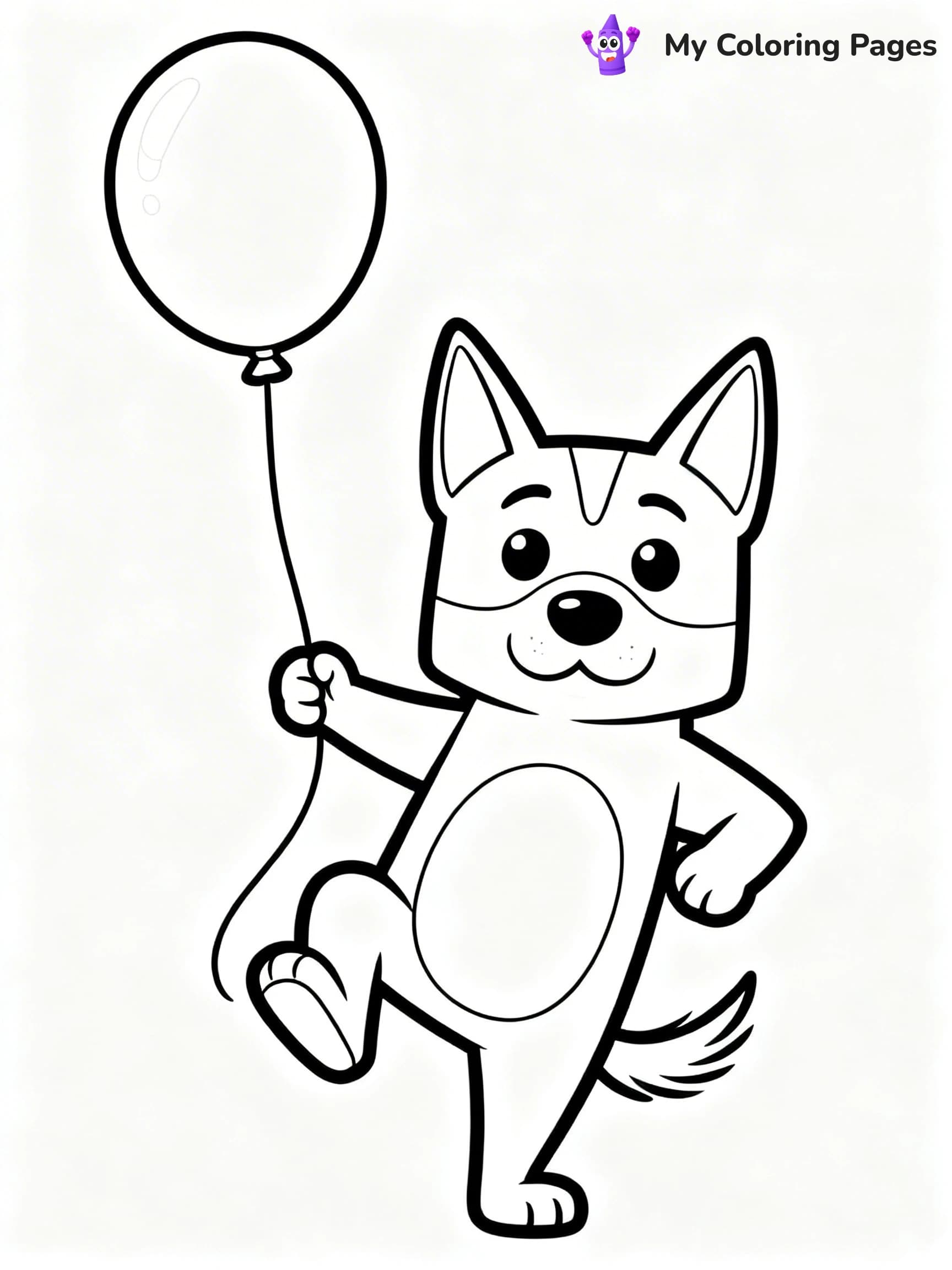 Bluey And Bingo Coloring Pages - 8