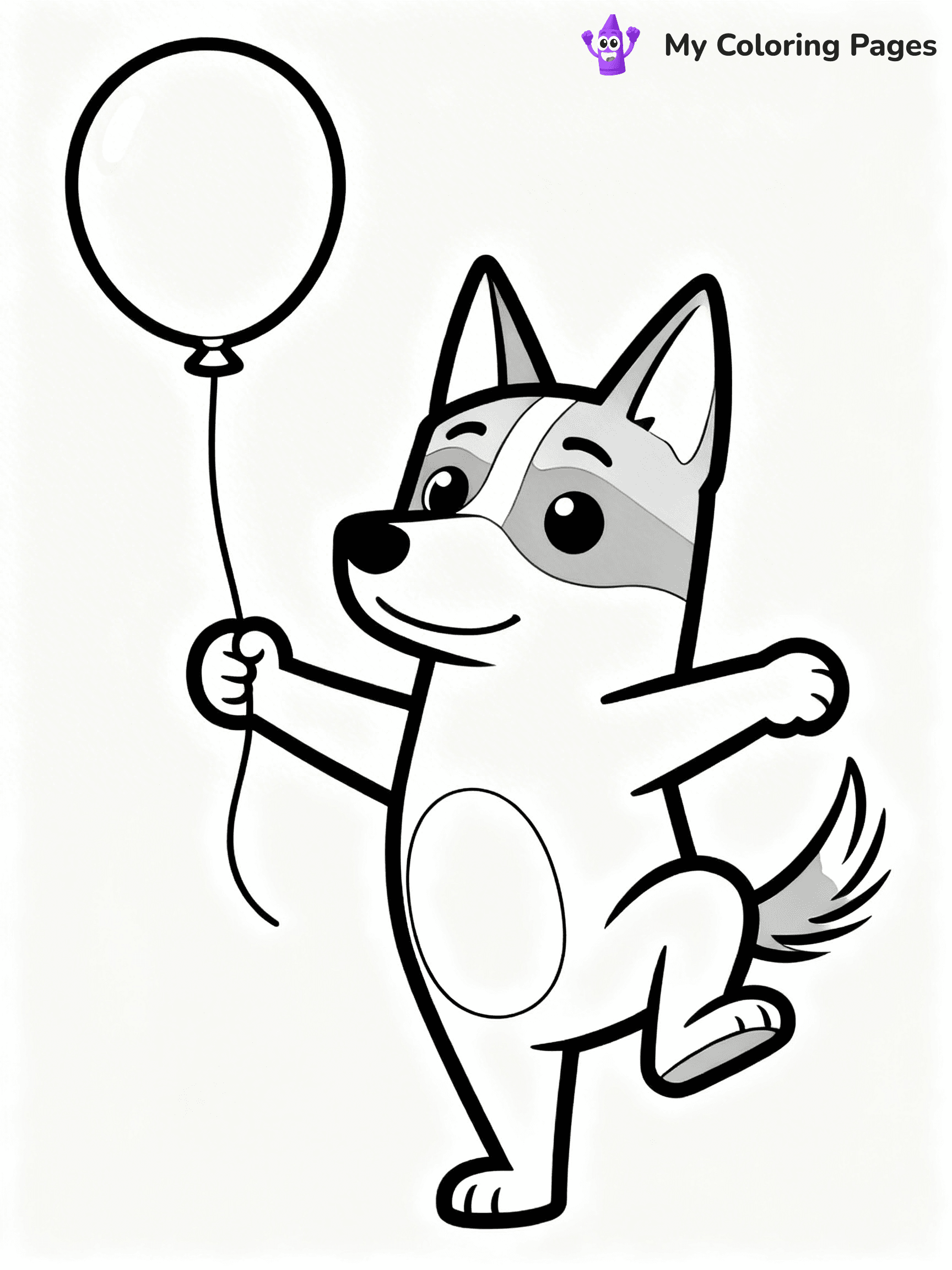 Bluey And Bingo Coloring Pages - 7