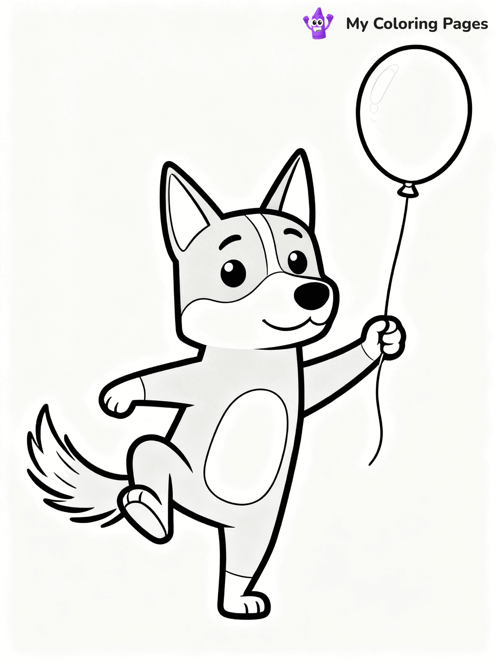 Bluey And Bingo Coloring Pages - 6