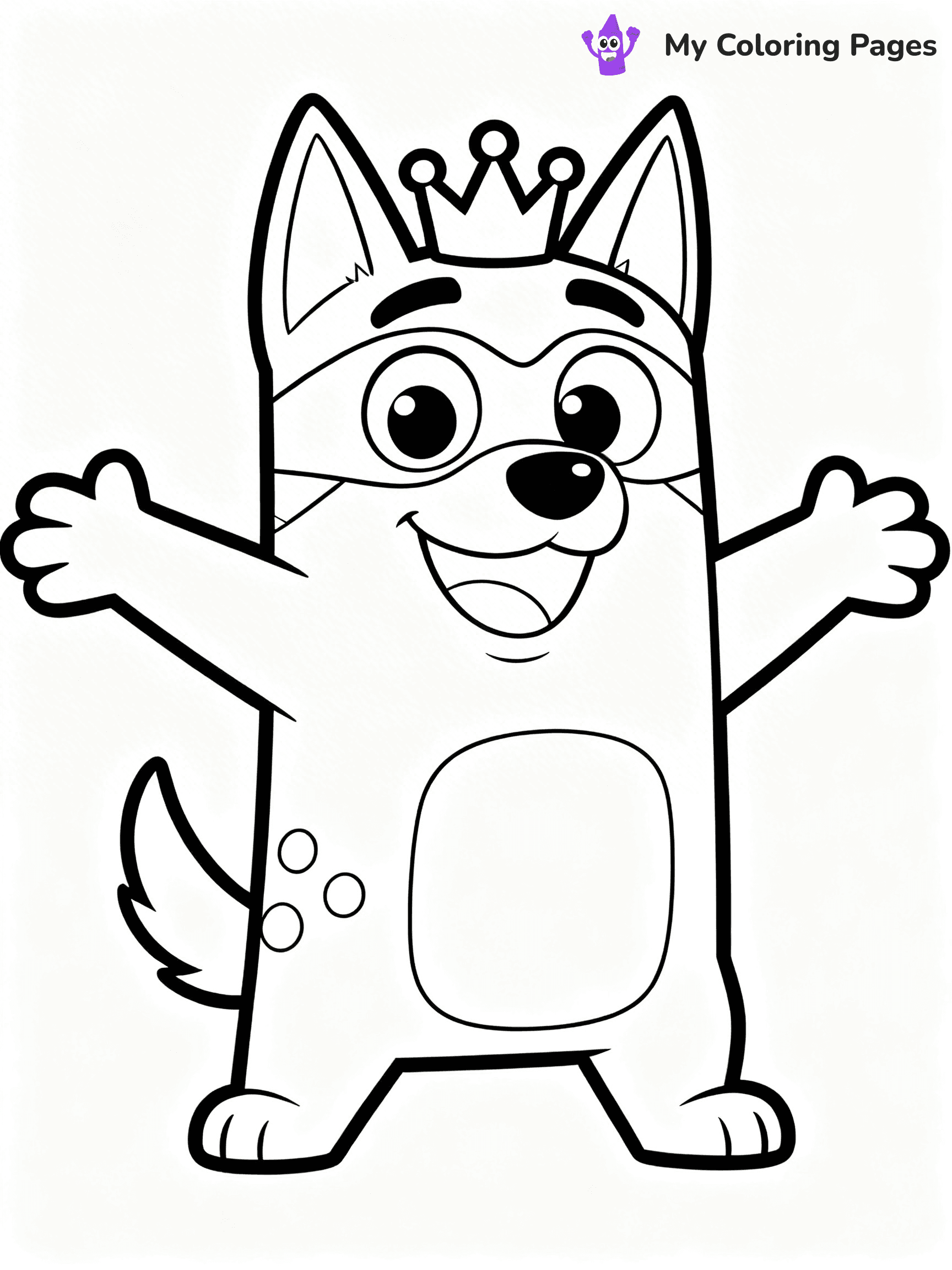 Bluey And Bingo Coloring Pages - 5