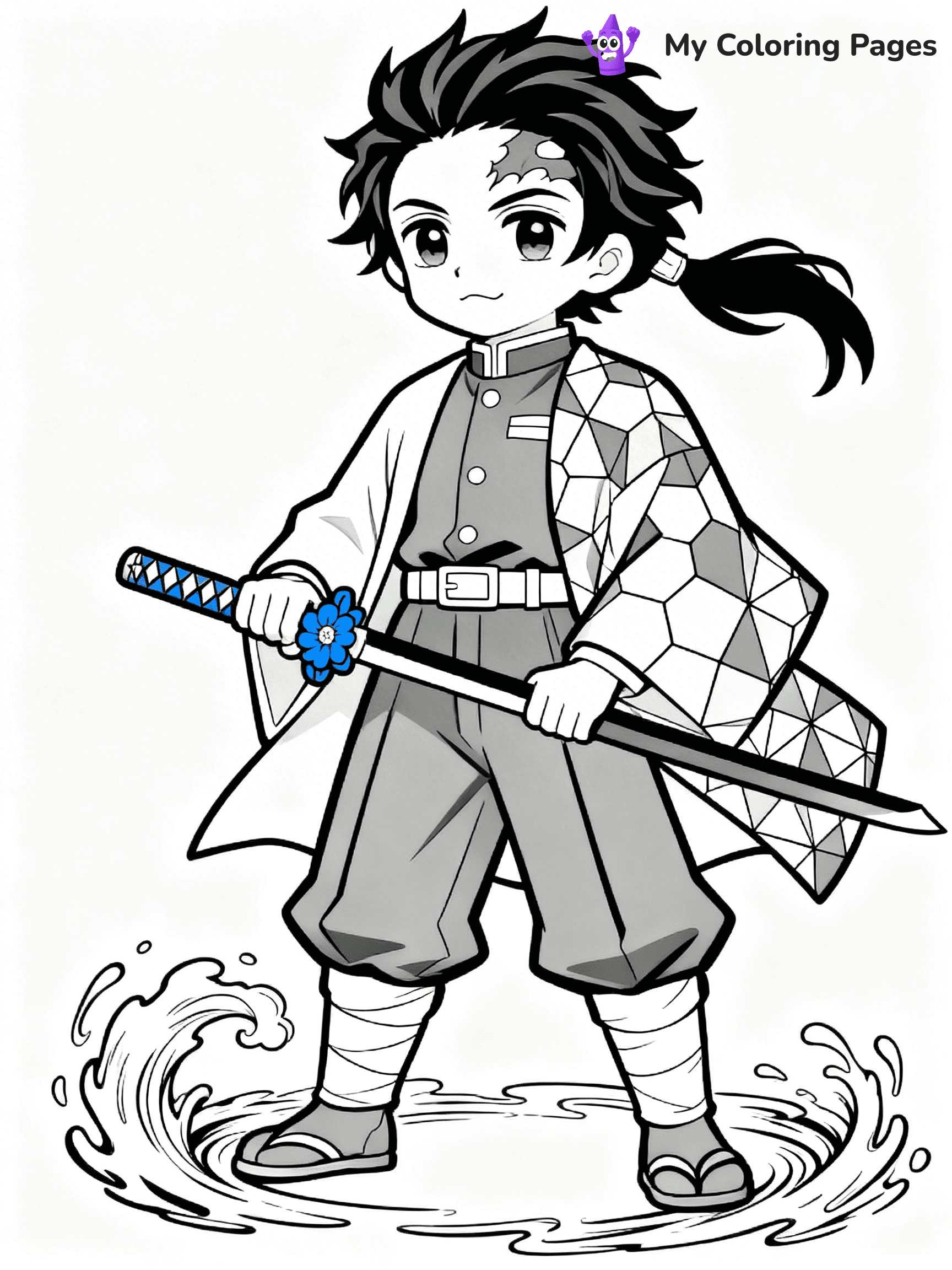 Hashira Demon Slayer Coloring Pages - 29