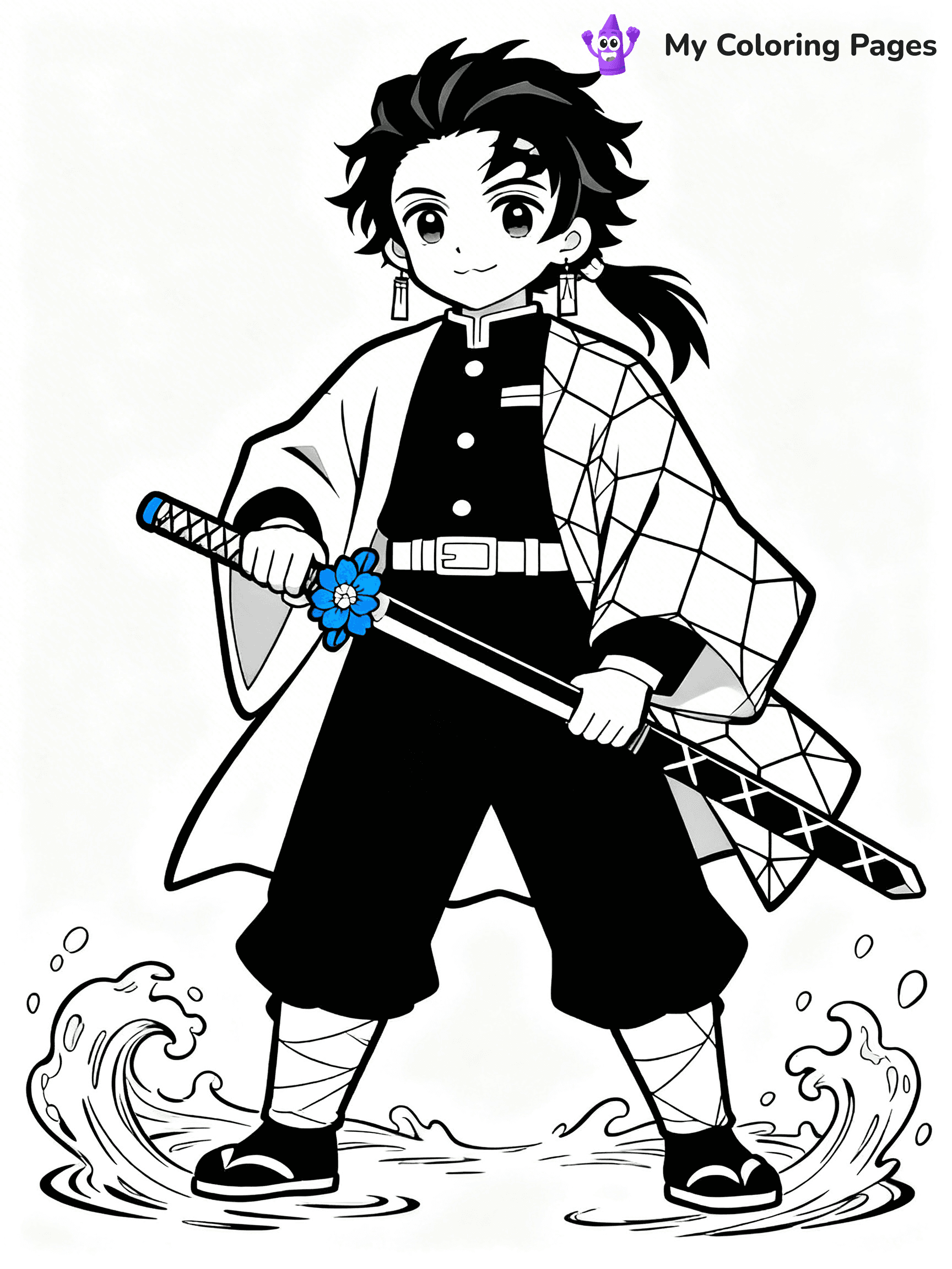 Hashira Demon Slayer Coloring Pages - 28