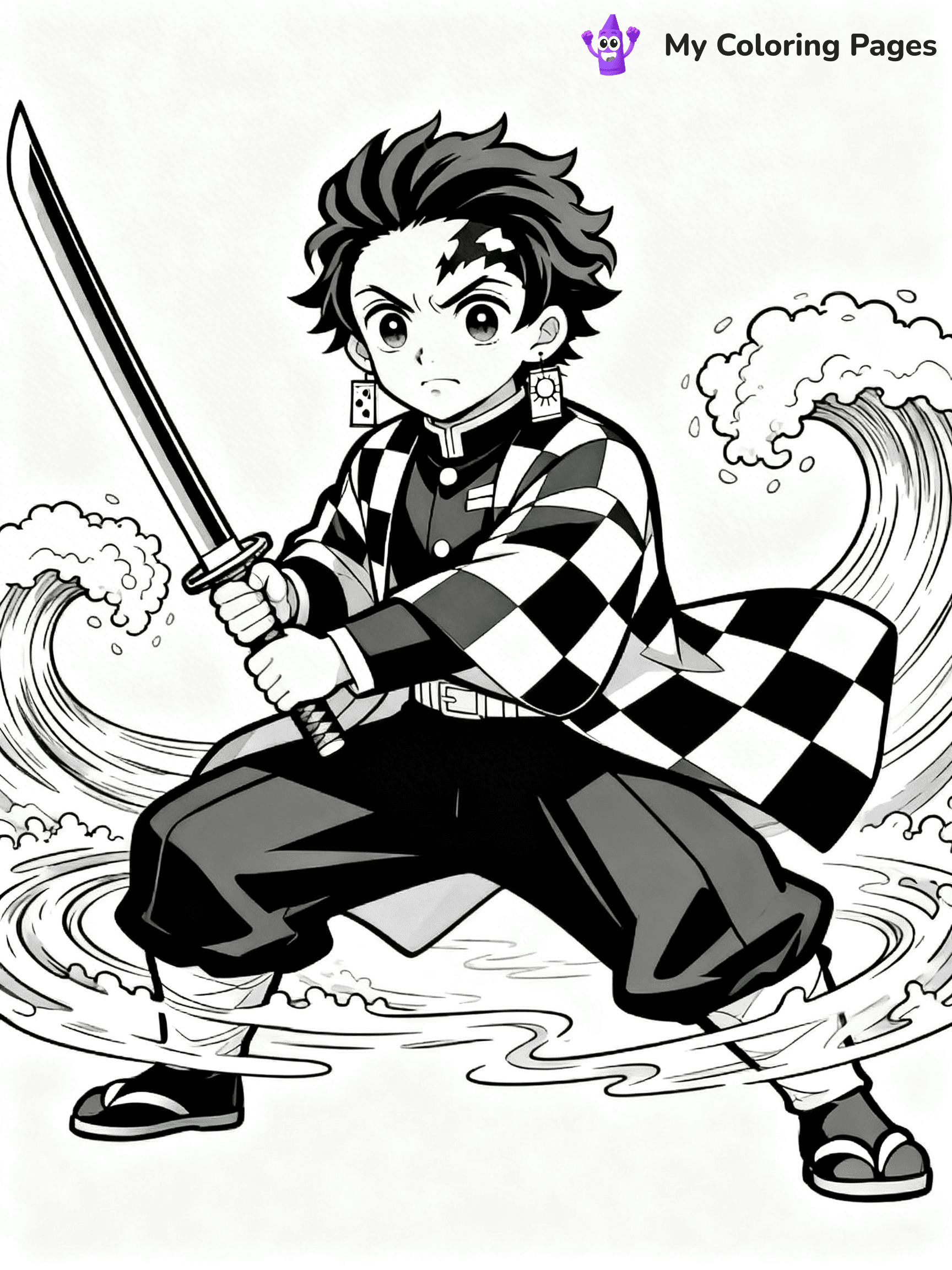 Hashira Demon Slayer Coloring Pages - 22