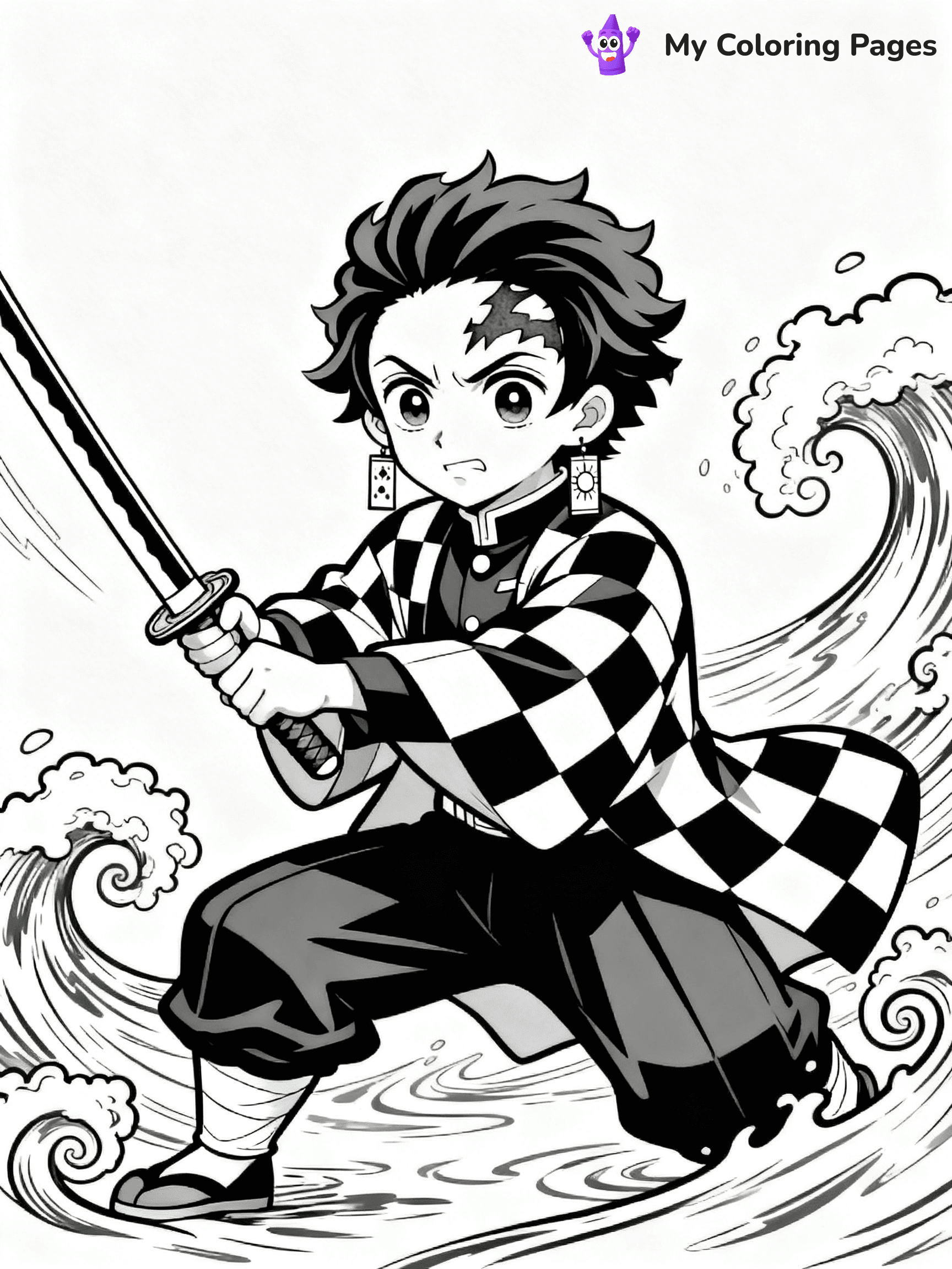 Hashira Demon Slayer Coloring Pages - 20