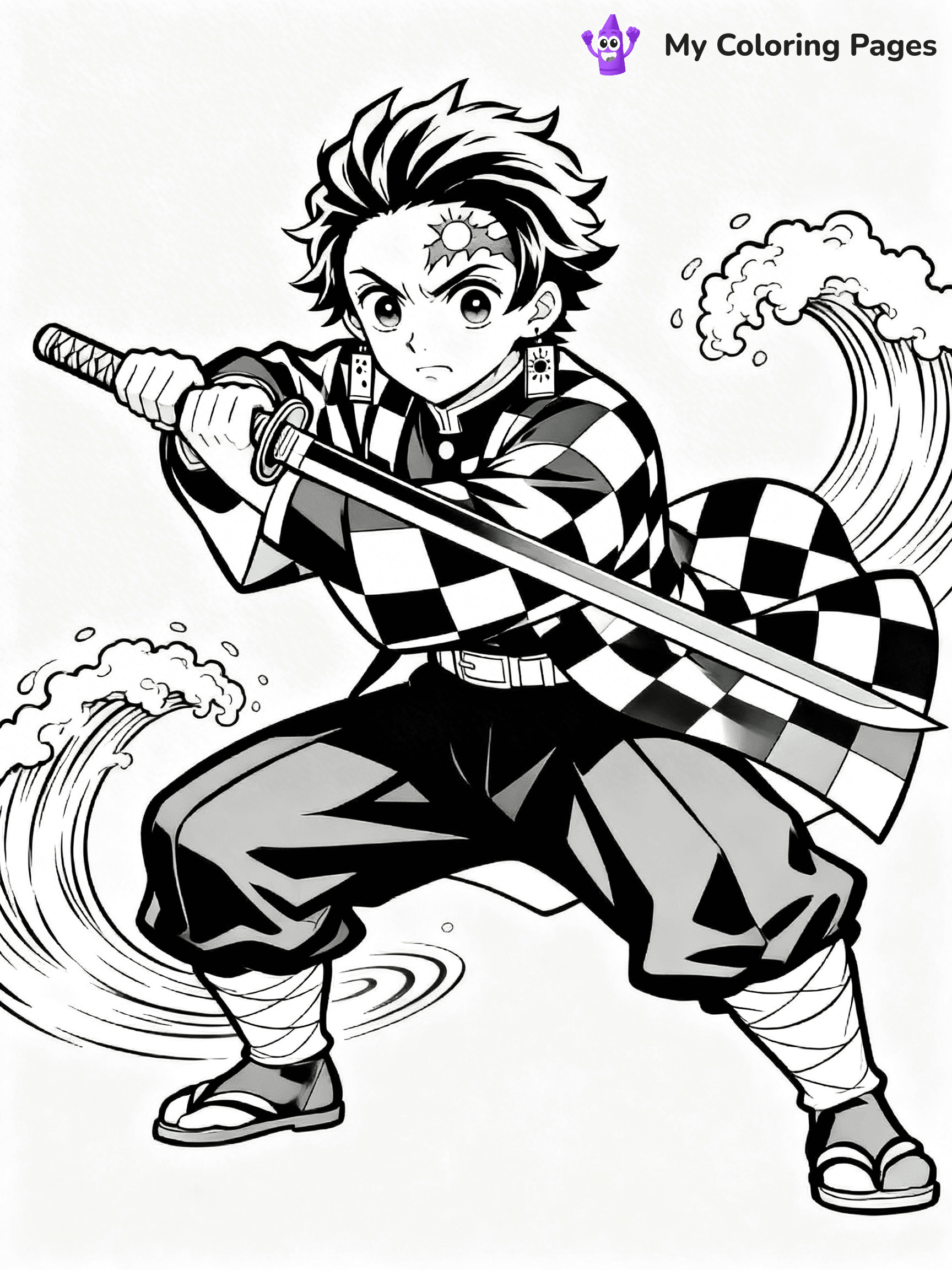 Hashira Demon Slayer Coloring Pages - 16