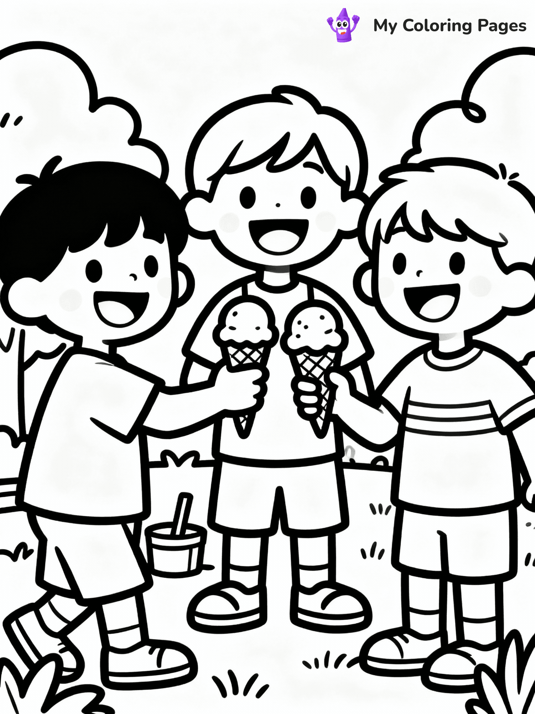 Friendship Coloring Pages - 35